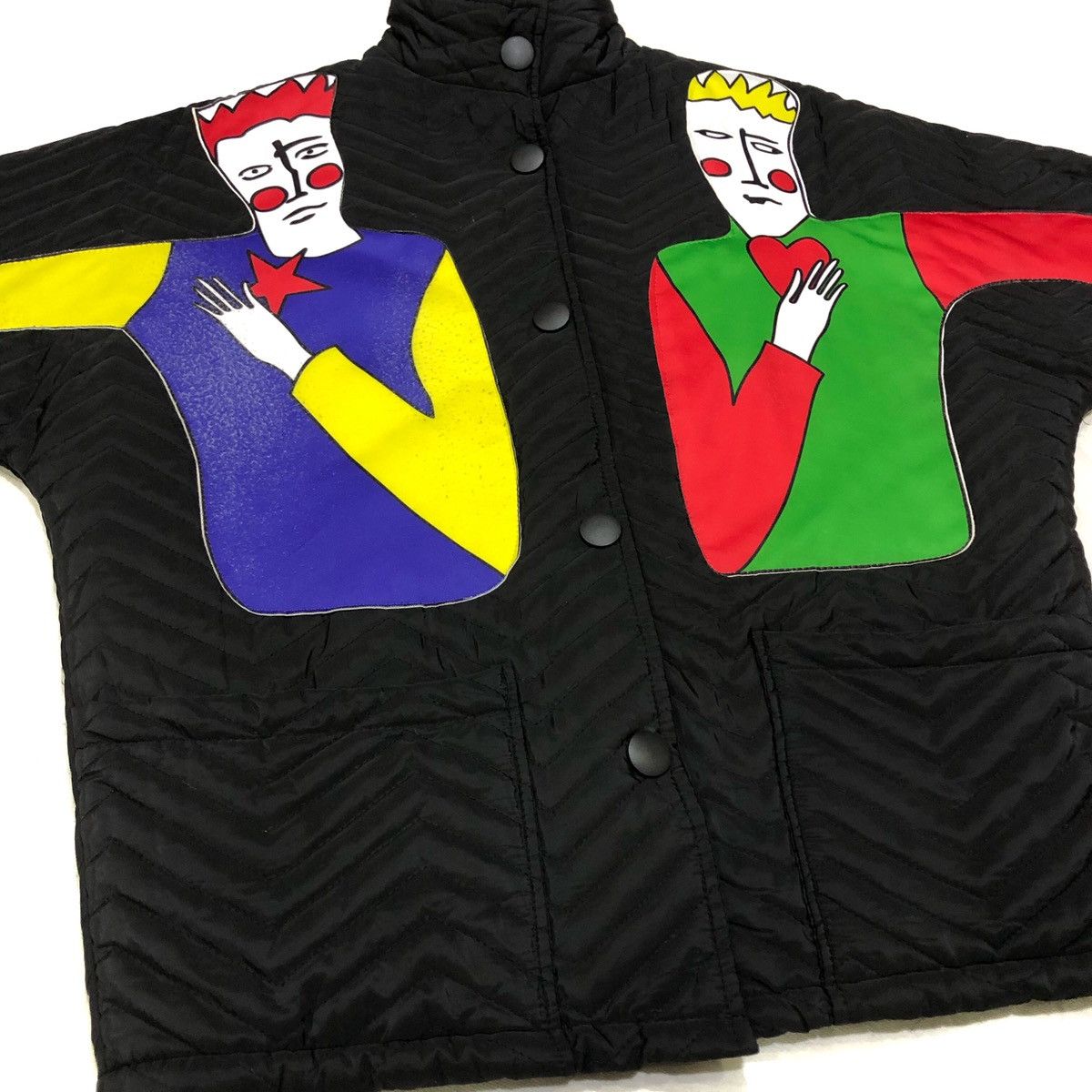 Japanese Brand Japanese Designer Kekejia Art Quilted Jacket Size US L / EU 52-54 / 3 - 5 Thumbnail