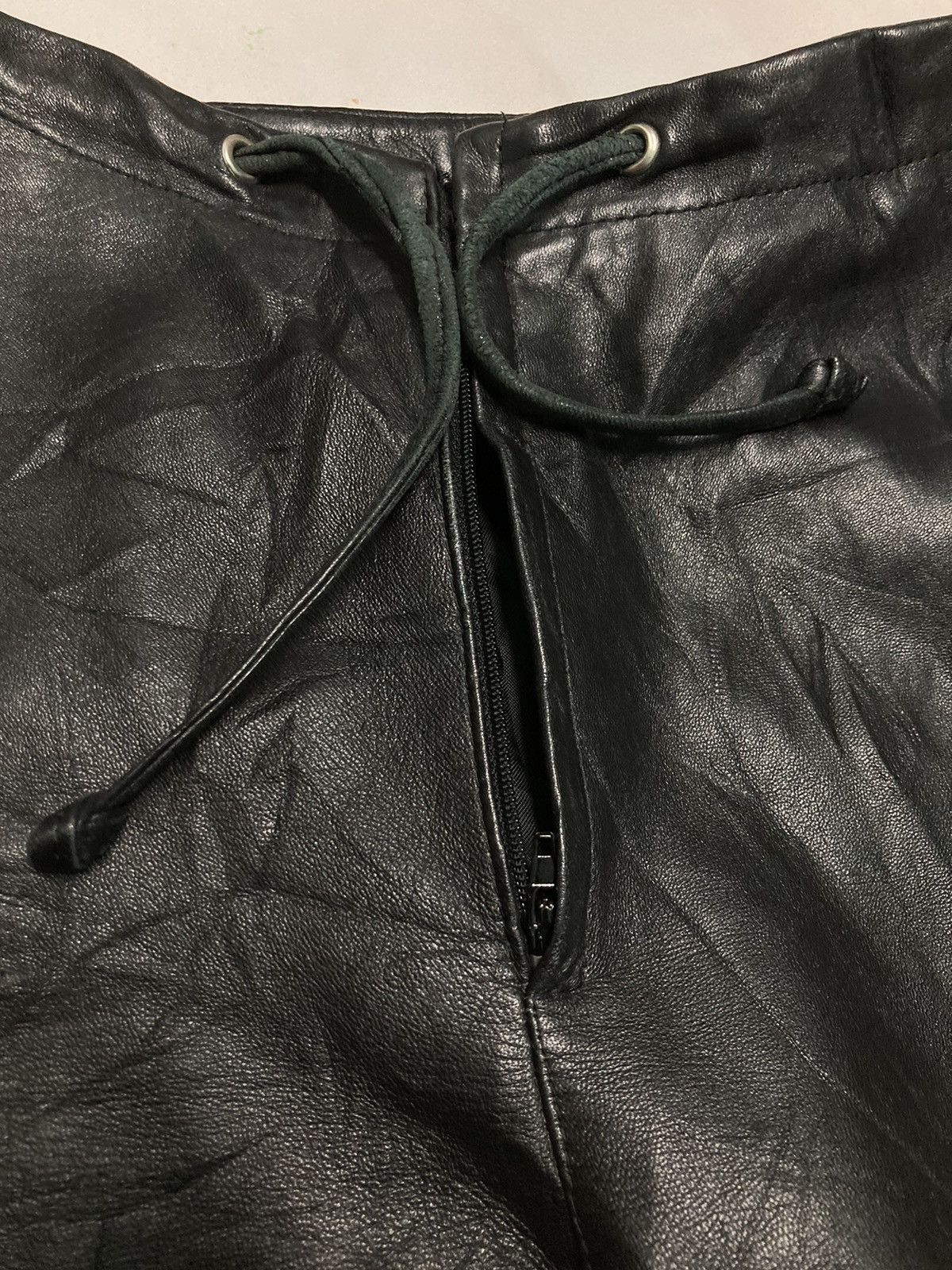 Japanese Brand RUZZO LEATHER PANT Size US 28 / EU 44 - 5 Thumbnail