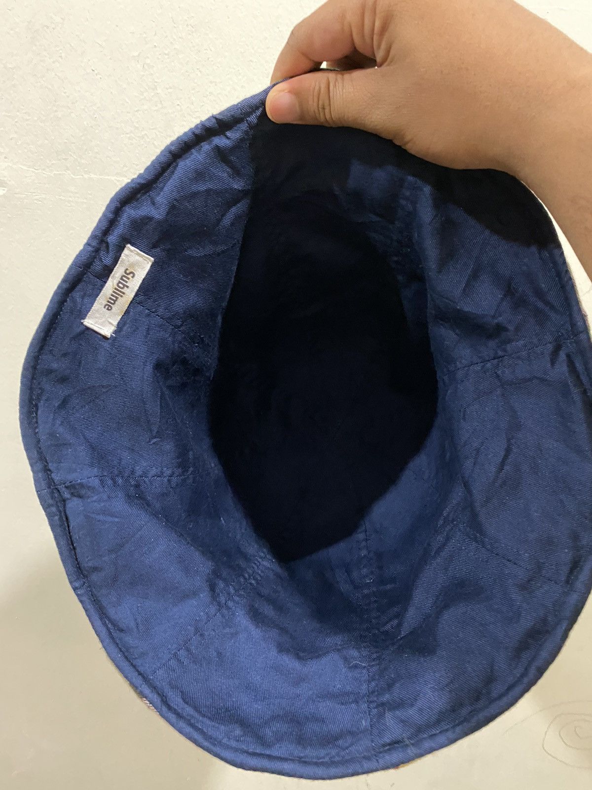 Sublime 🔥Vintage🔥 Sublime Plaid Patchwork Designer Bucket Hat Size ONE SIZE - 5 Thumbnail