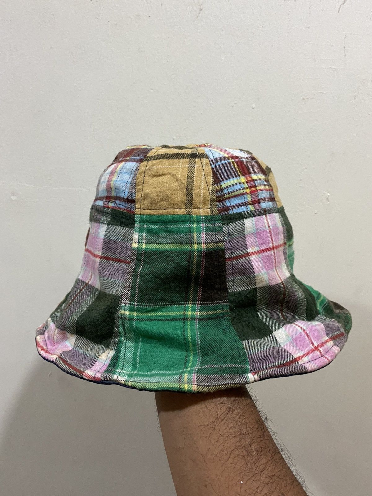 Sublime 🔥Vintage🔥 Sublime Plaid Patchwork Designer Bucket Hat Size ONE SIZE - 2 Thumbnail