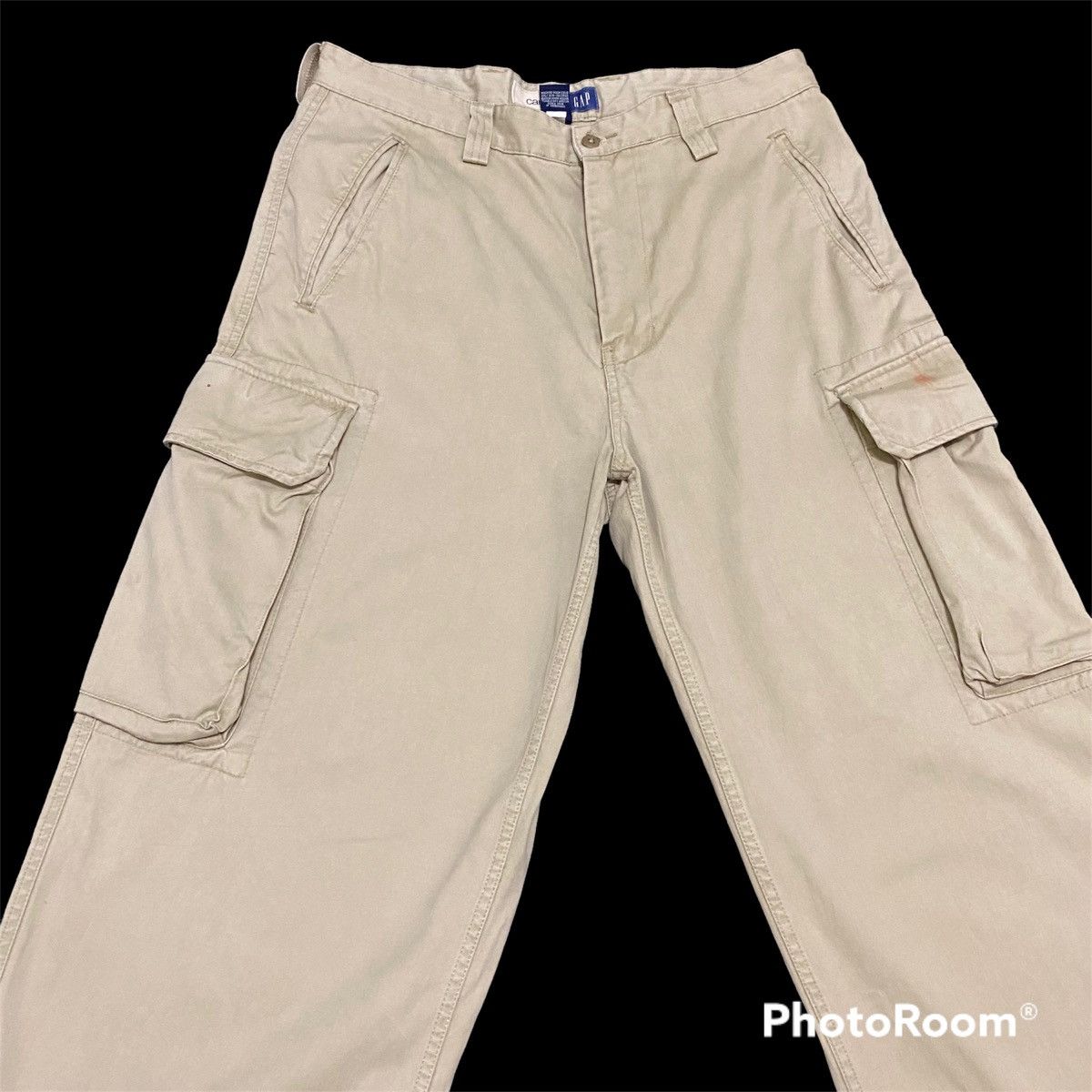 Gap Vintage GAP Multi Pocket Baggy Cargo Pants Size US 34 / EU 50 - 2 Thumbnail