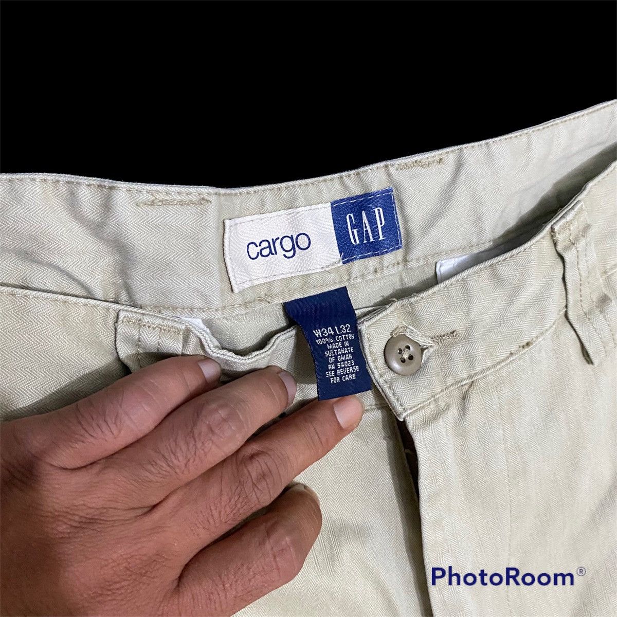 Gap Vintage GAP Multi Pocket Baggy Cargo Pants Size US 34 / EU 50 - 10 Thumbnail