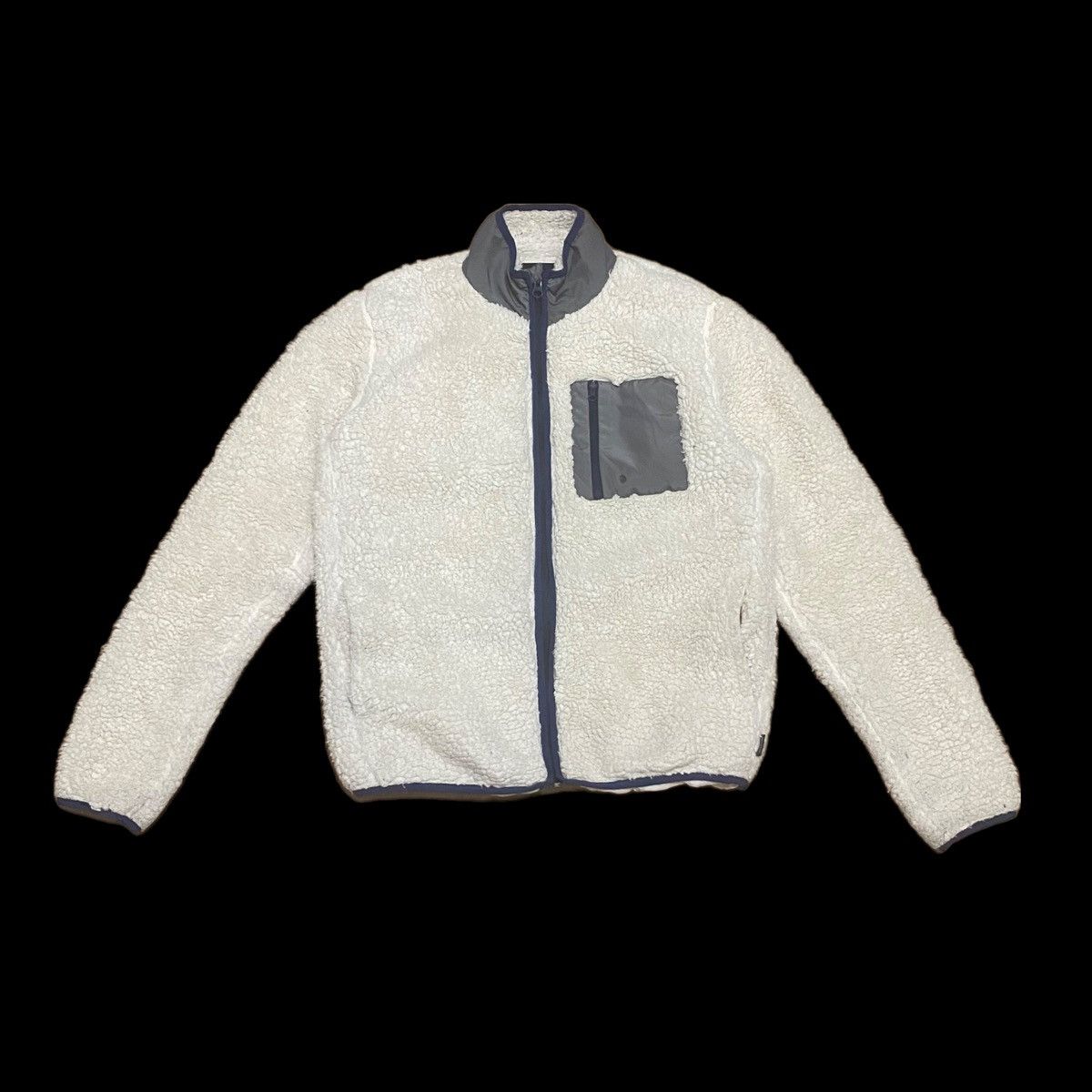 Japanese Brand × Quiksilver × Vintage Vintage QuilSilver Deep Pile Sherpa Fleece Zip Up Jacket Size US M / EU 48-50 / 2 - 1 Thumbnail
