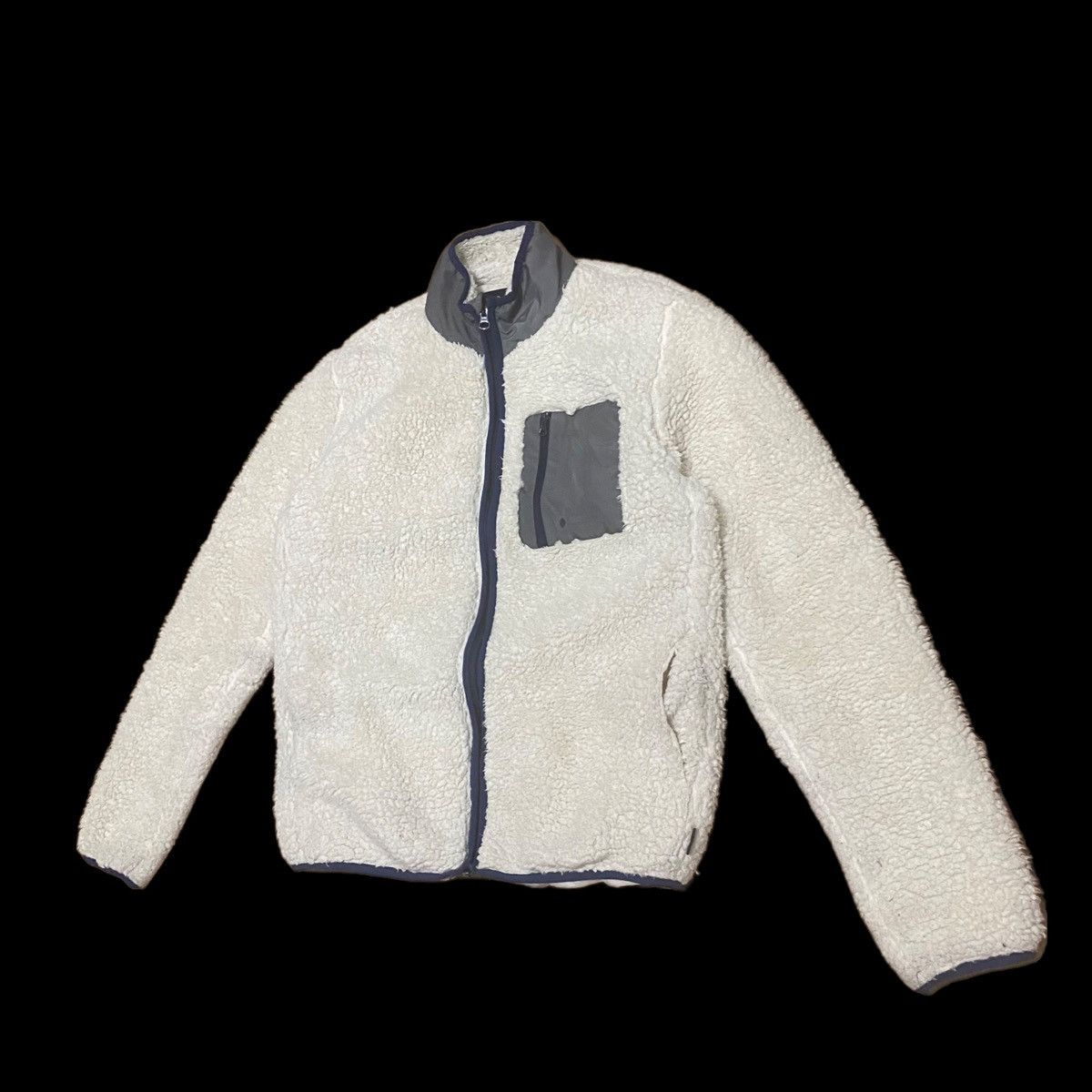 Japanese Brand × Quiksilver × Vintage Vintage QuilSilver Deep Pile Sherpa Fleece Zip Up Jacket Size US M / EU 48-50 / 2 - 3 Thumbnail