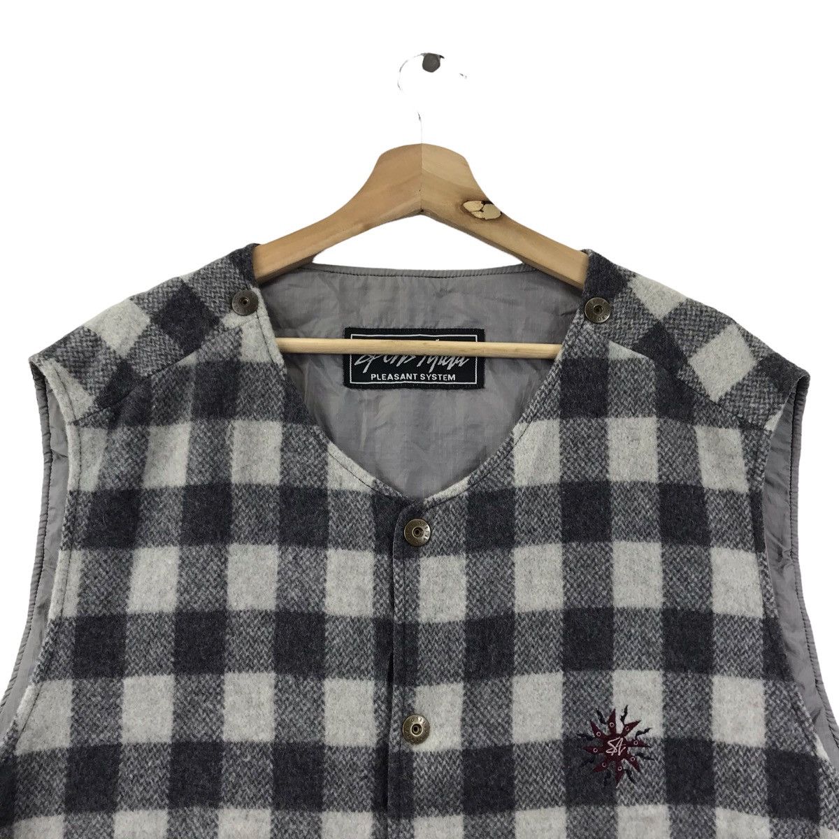 Vintage SPORTS A FIELD Pleasant System Check Fleece Vest Jacket Size US M / EU 48-50 / 2 - 2 Thumbnail
