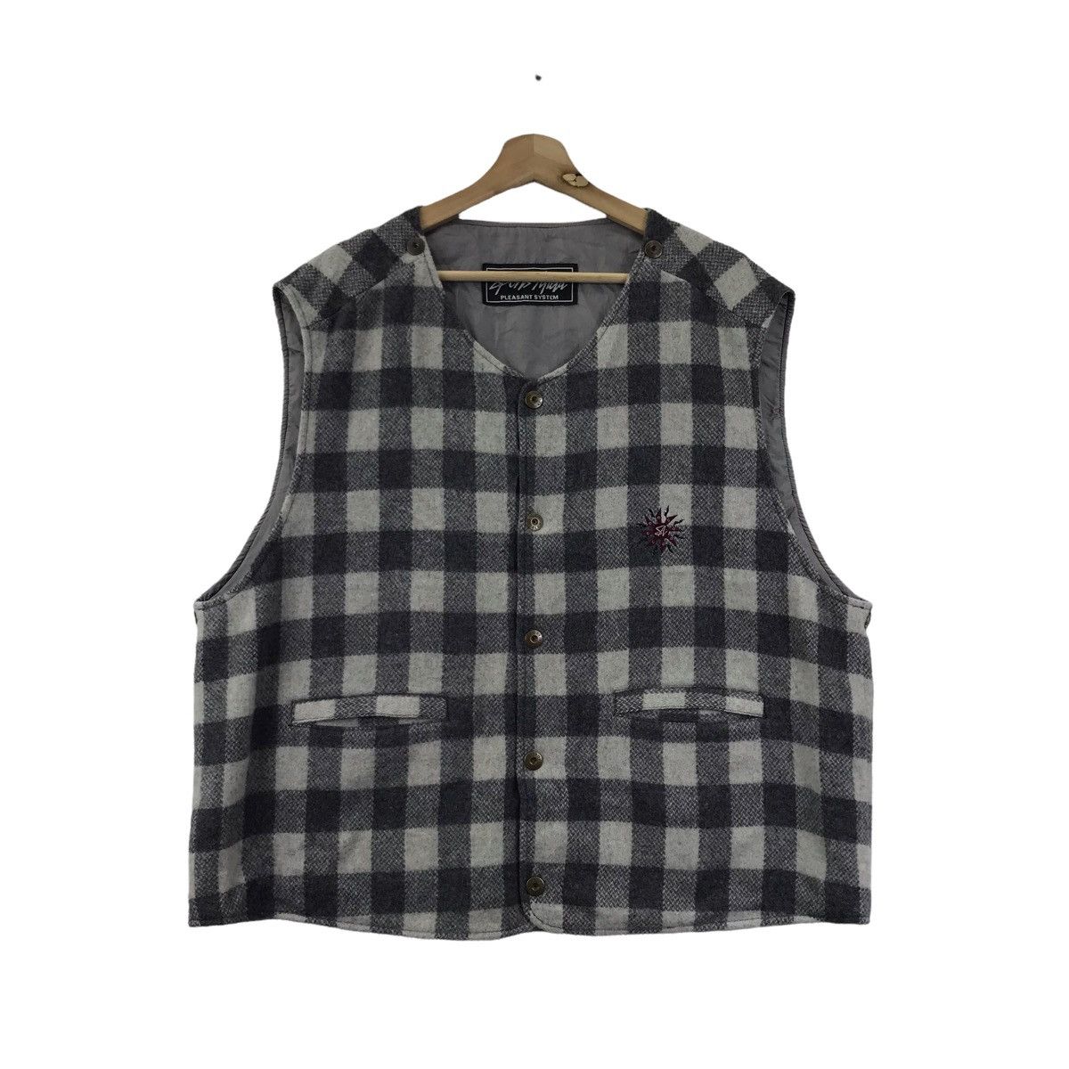 Vintage SPORTS A FIELD Pleasant System Check Fleece Vest Jacket Size US M / EU 48-50 / 2 - 1 Thumbnail