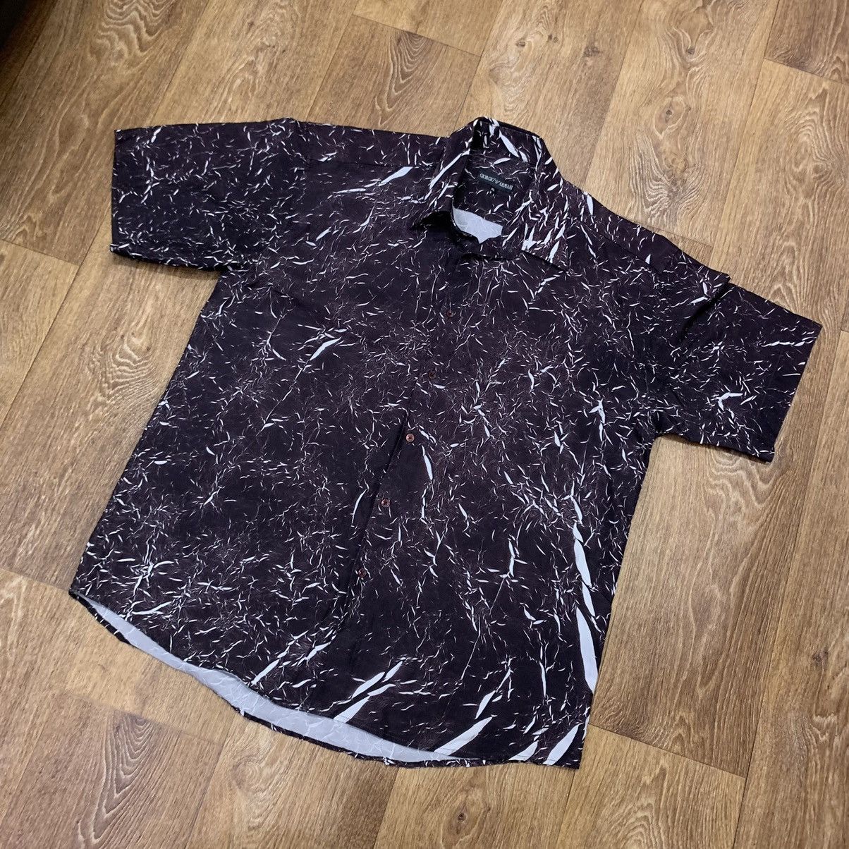 Emporio Armani Vintage 90s Giorgio Armani Shirt Streetwear Size XL Size US XL / EU 56 / 4 - 2 Thumbnail
