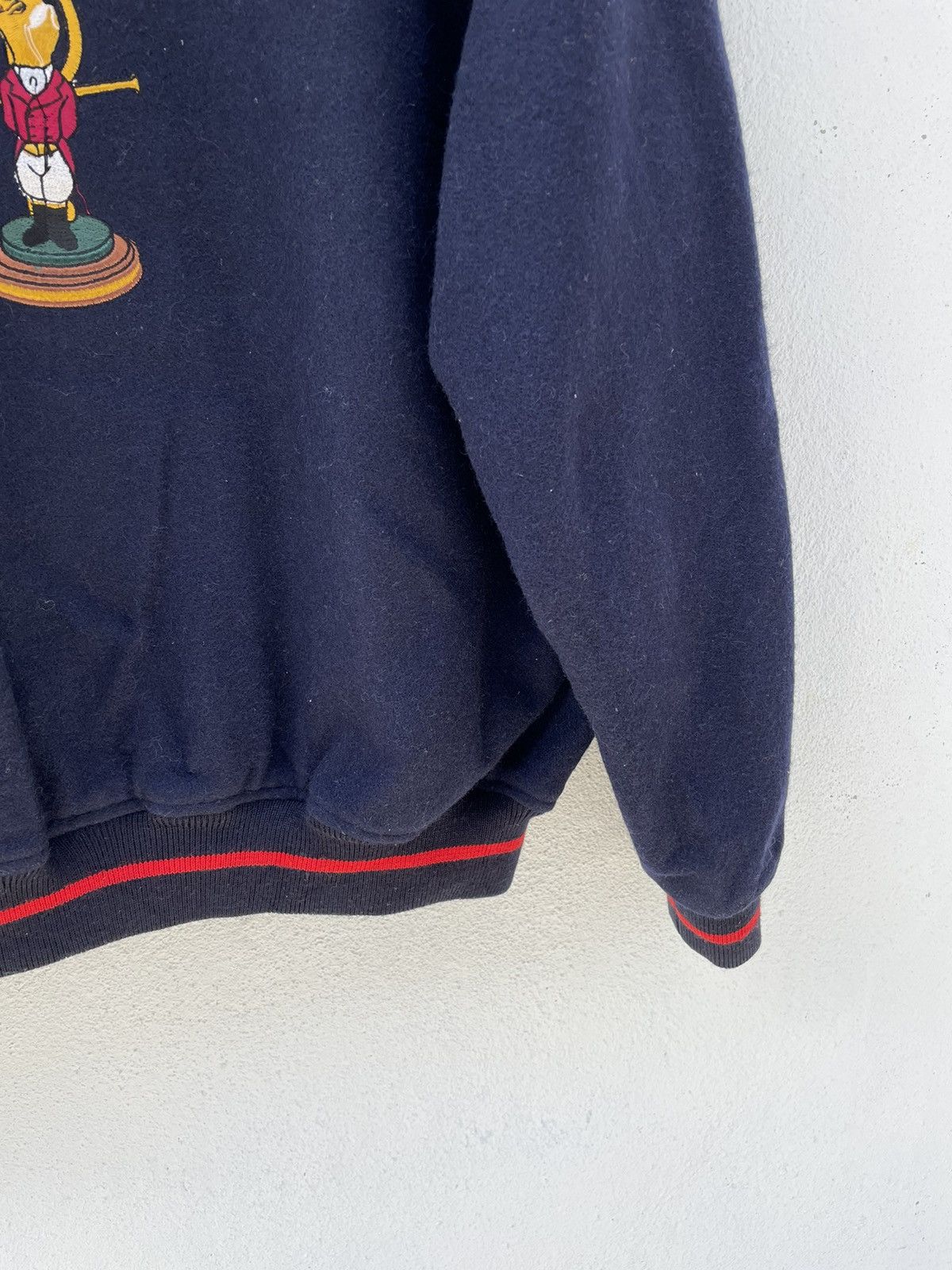 Japanese Brand Vintage Japan Brand Lamp Fox Varsity Wool Jackets Size US L / EU 52-54 / 3 - 9 Thumbnail