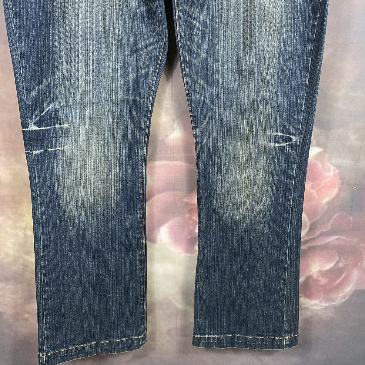Beauty Beast × Japanese Brand × Jean Steals🔥38x31.5Vintage Bullet Button Flare Jeans Size US 38 / EU 54 - 4 Thumbnail