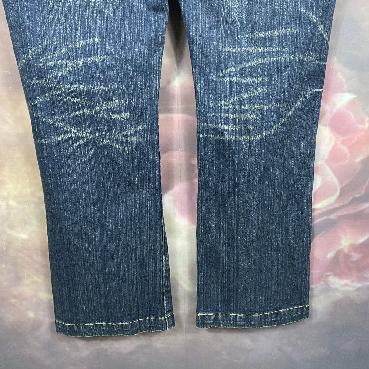 Beauty Beast × Japanese Brand × Jean Steals🔥38x31.5Vintage Bullet Button Flare Jeans Size US 38 / EU 54 - 9 Thumbnail