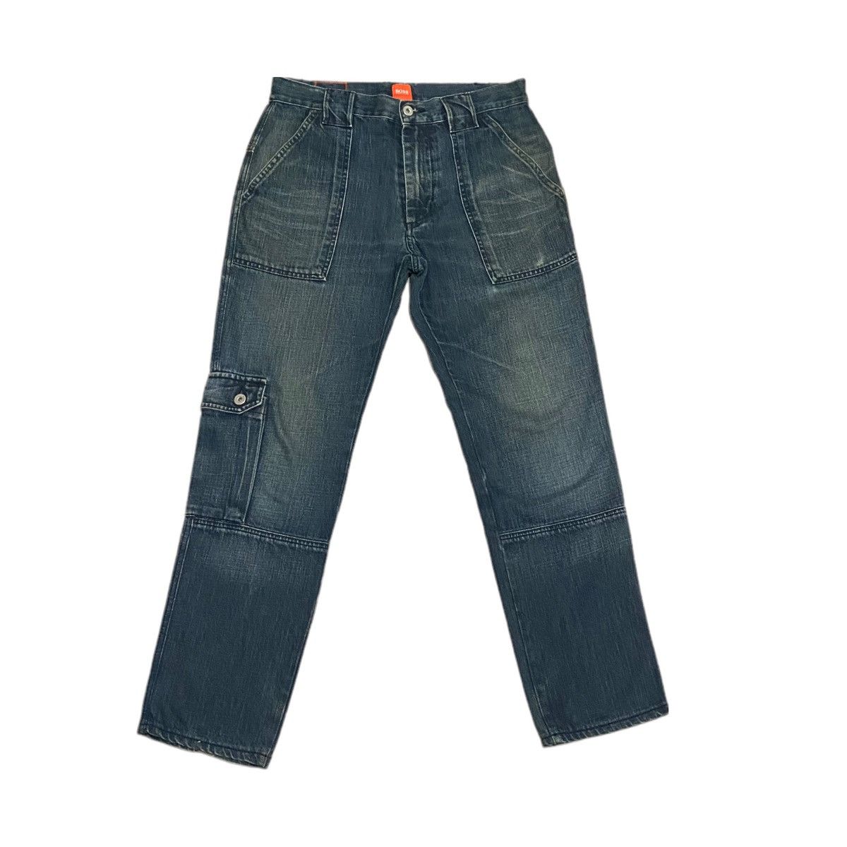 Hugo Boss × Vintage × Voodoo Tactical Vintage Hugo Boss 5 Pocket Cargo Baker Denim Pants Size US 31 - 1 Thumbnail