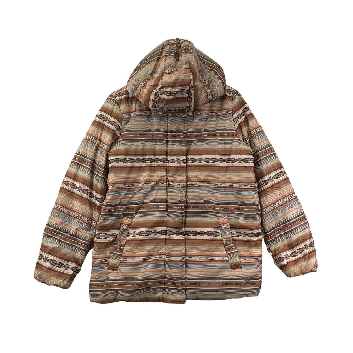 Japanese Brand × Uniqlo UNIQLO JAPANESE BRAND Navajo Aztec Native PufferBomberJacket Size US XL / EU 56 / 4 - 1 Thumbnail