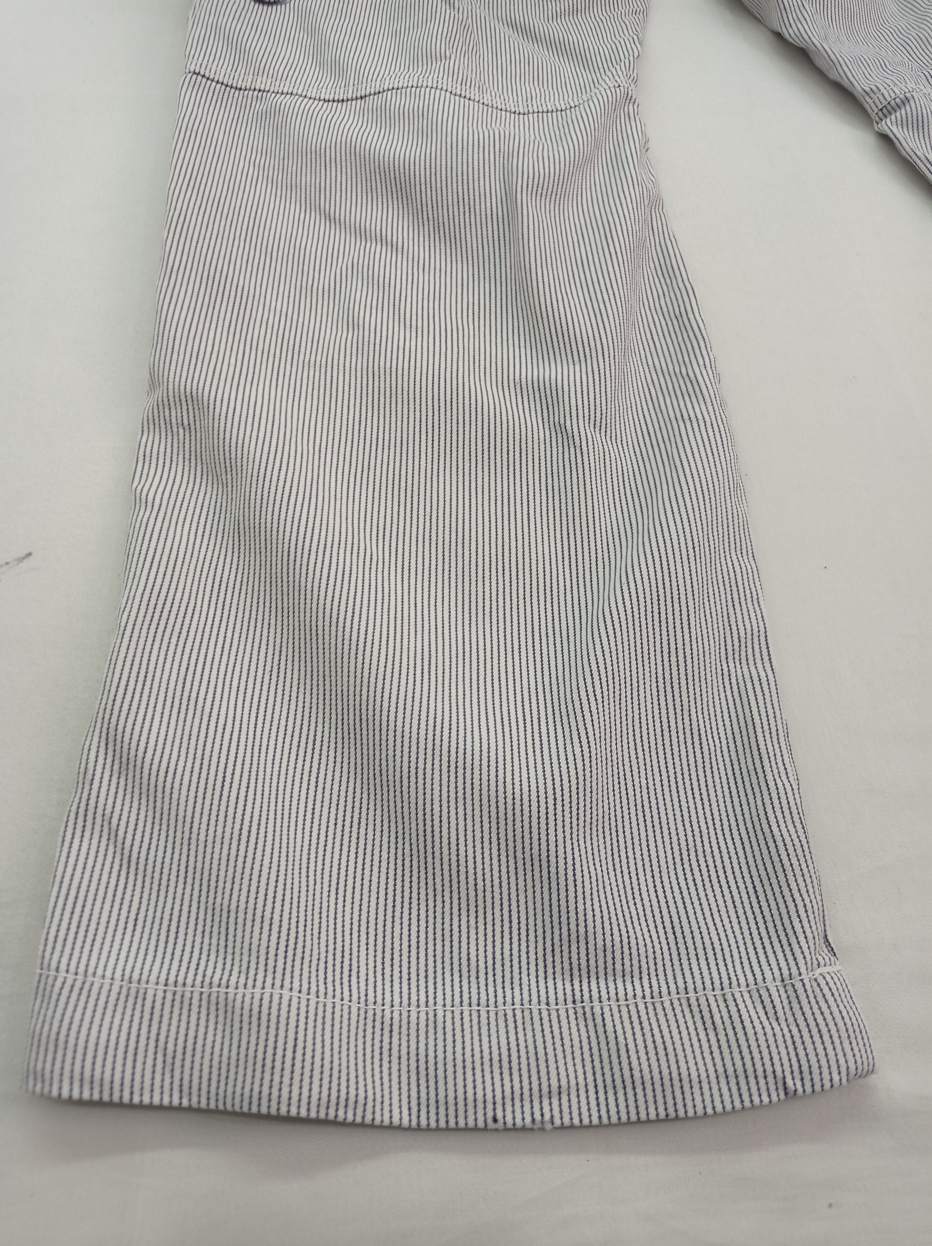 Japanese Brand Dogman Hickory Stripe Disstrested Cargo Pants Size US 30 / EU 46 - 14 Thumbnail