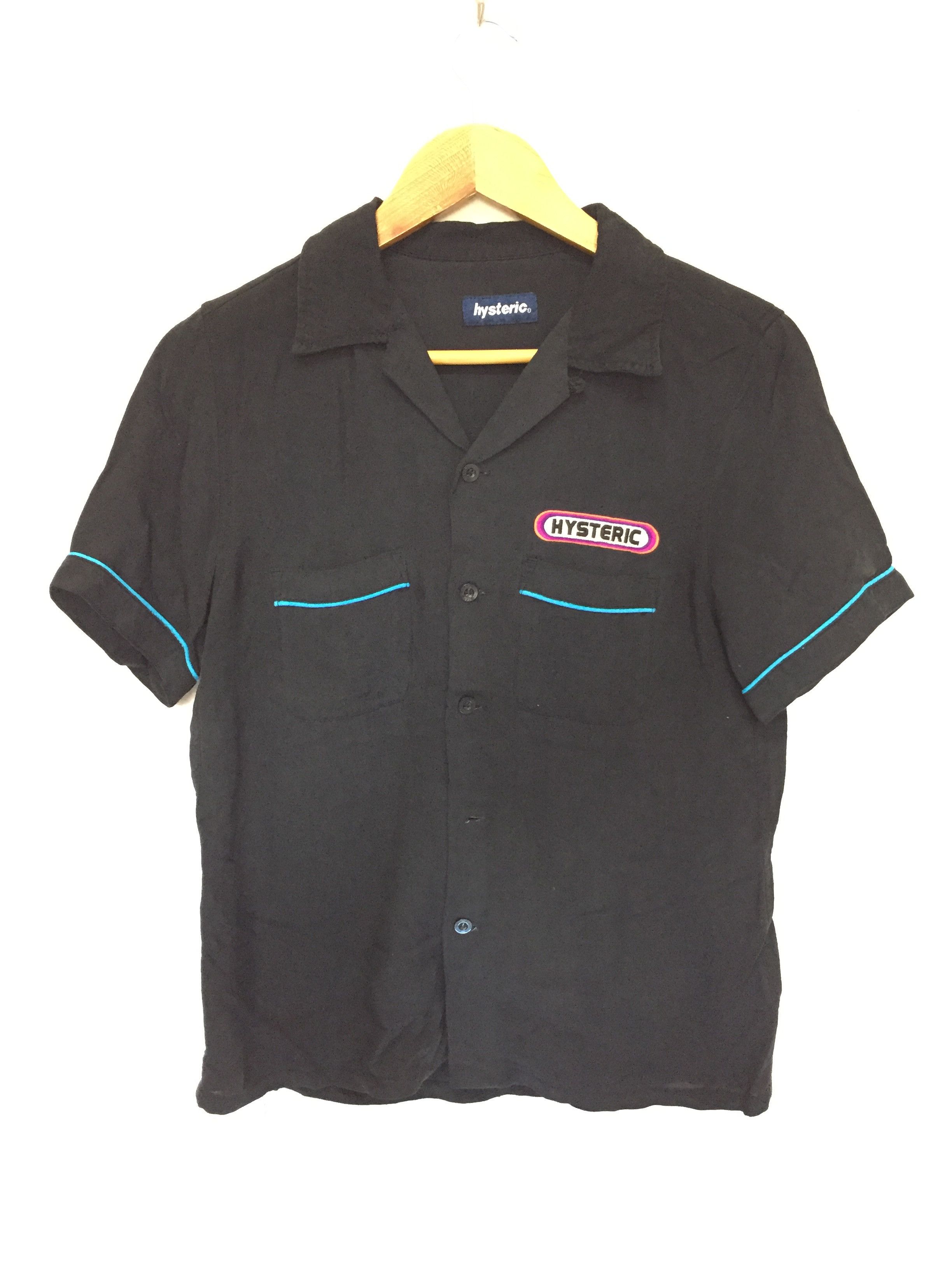 Hysteric Glamour 90's Hysteric Glamour 100% rayon chain stitch bowling shirt Size S / US 4 / IT 40 - 6 Thumbnail