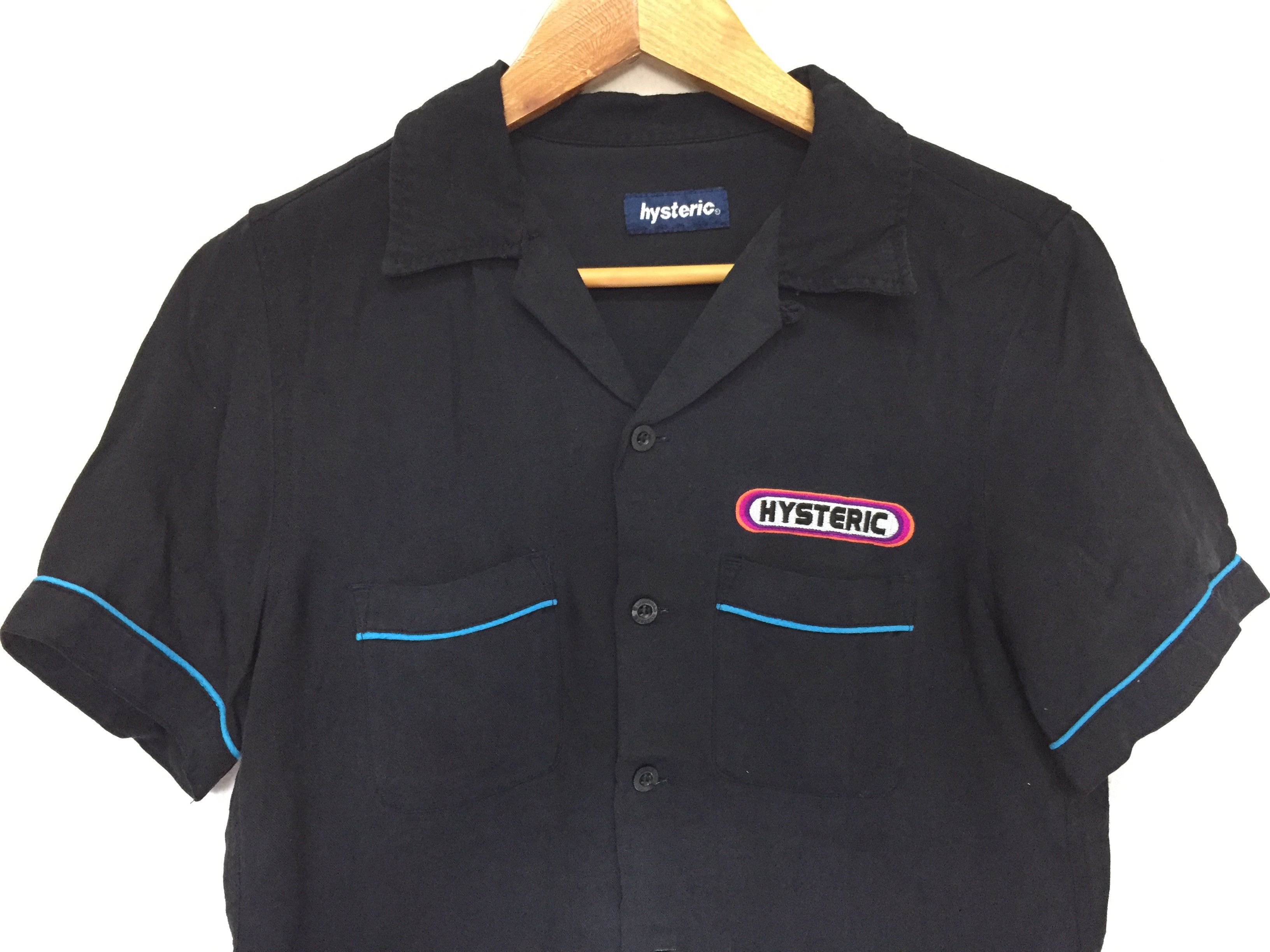 Hysteric Glamour 90's Hysteric Glamour 100% rayon chain stitch bowling shirt Size S / US 4 / IT 40 - 7 Thumbnail