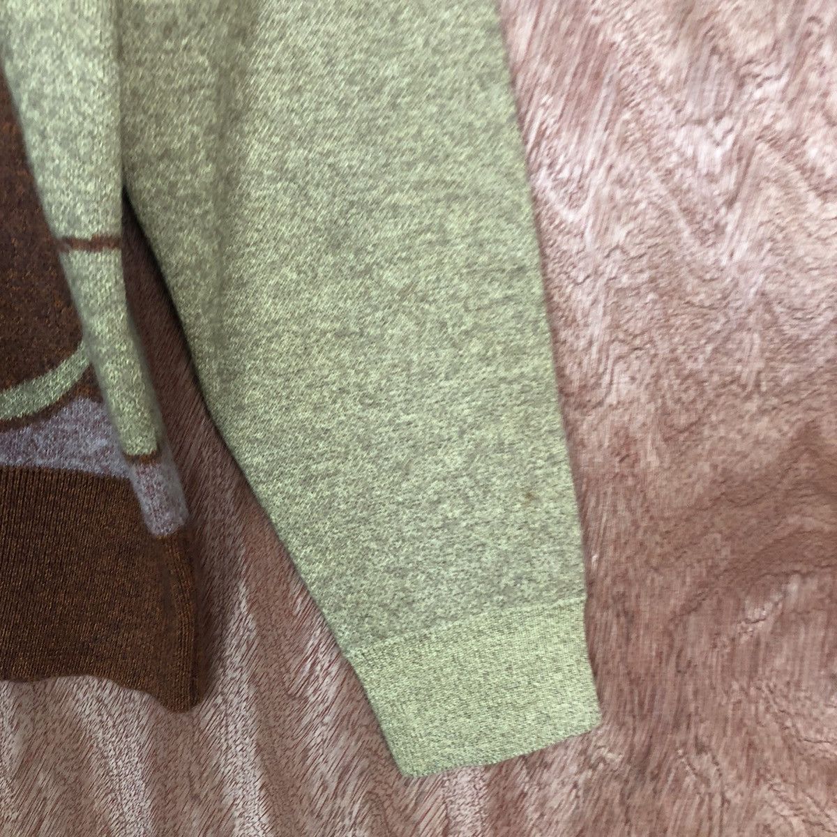 Vintage Jean Louis Fradet Brown rayon Cardigan knitwear #c745DL Size US M / EU 48-50 / 2 - 4 Thumbnail