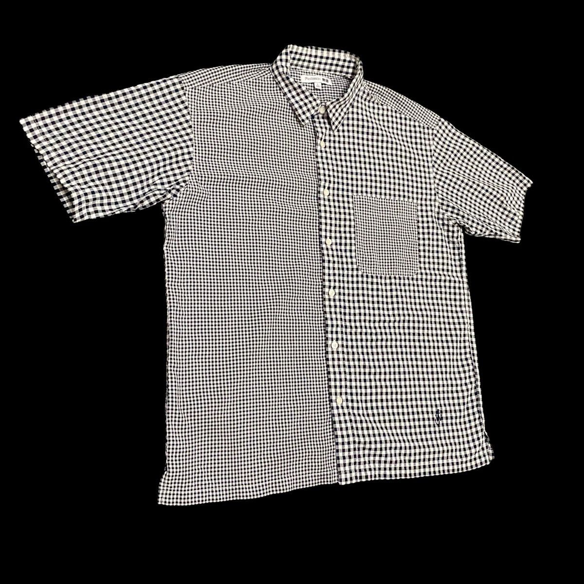 JW Anderson × Japanese Brand × Uniqlo Vintage JW Anderson Uniqlo Checkered Plaid Button Up Size US L / EU 52-54 / 3 - 4 Thumbnail