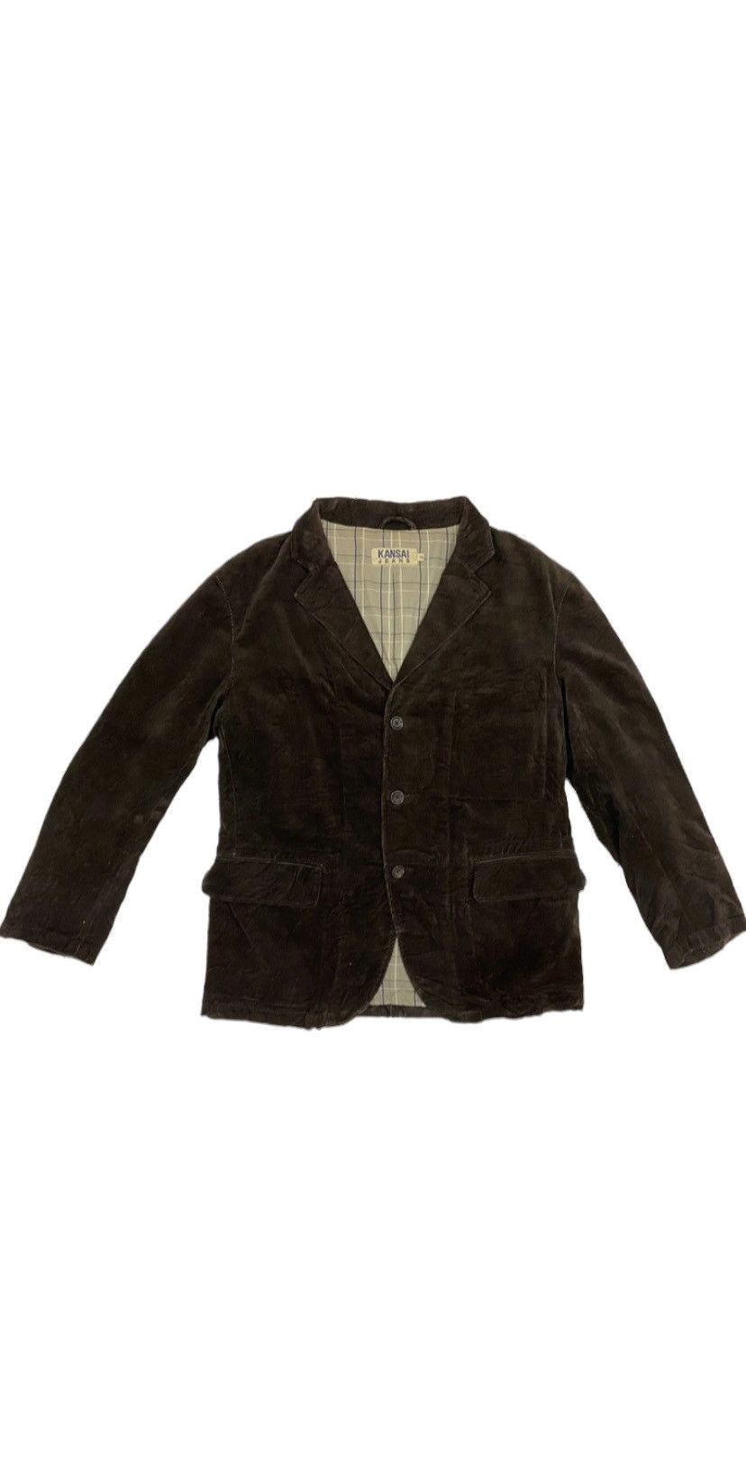 Kansai Yamamoto 🔥Vintage🔥 Kansai Jeans Corduroy Jacket Size US M / EU 48-50 / 2 - 1 Thumbnail
