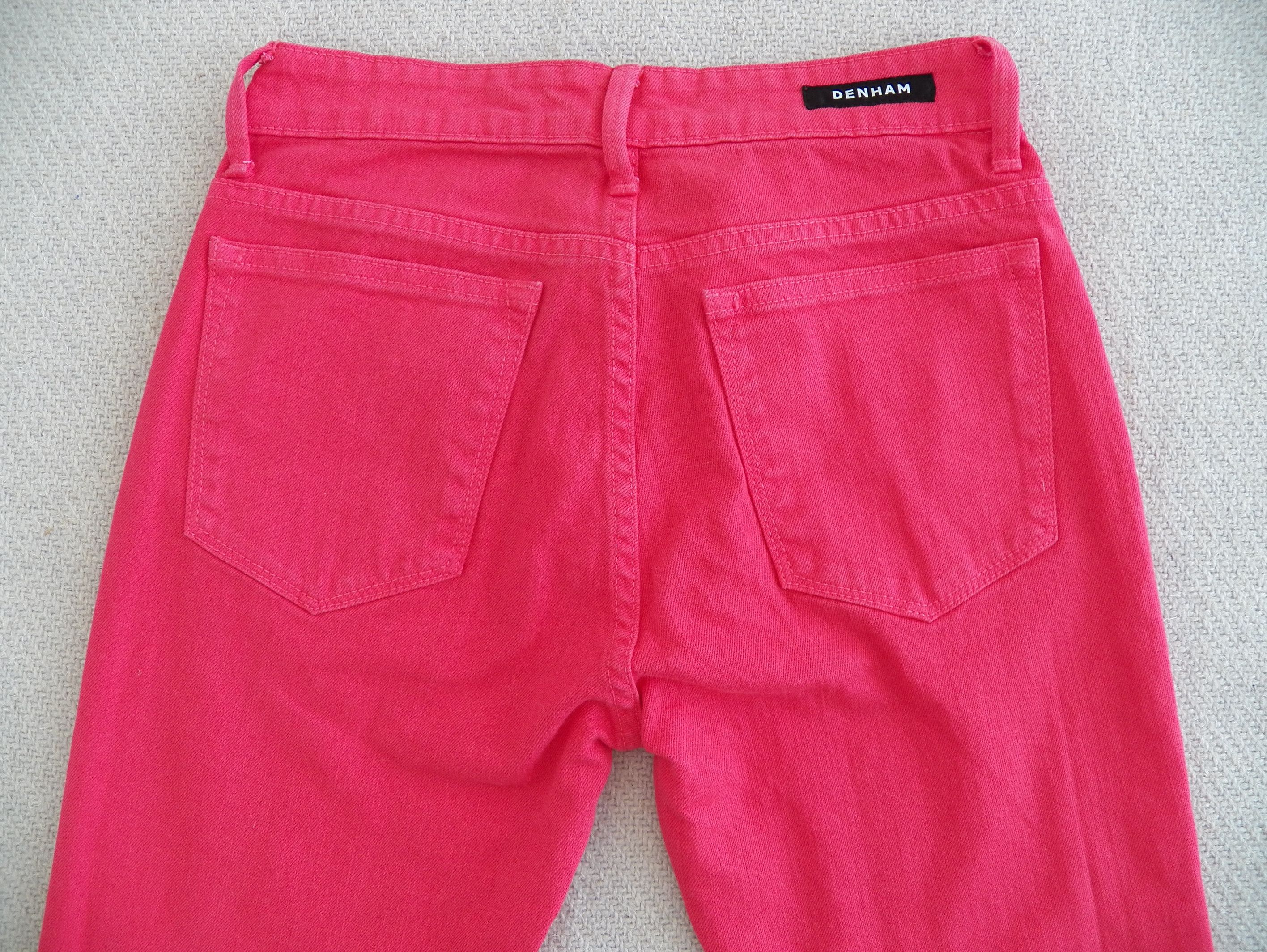 DENHAM Denham Cleaner Regular Fit Tight Jeans W25 L32 Hot Pink Size 25" / US 0 / IT 36 - 6 Thumbnail