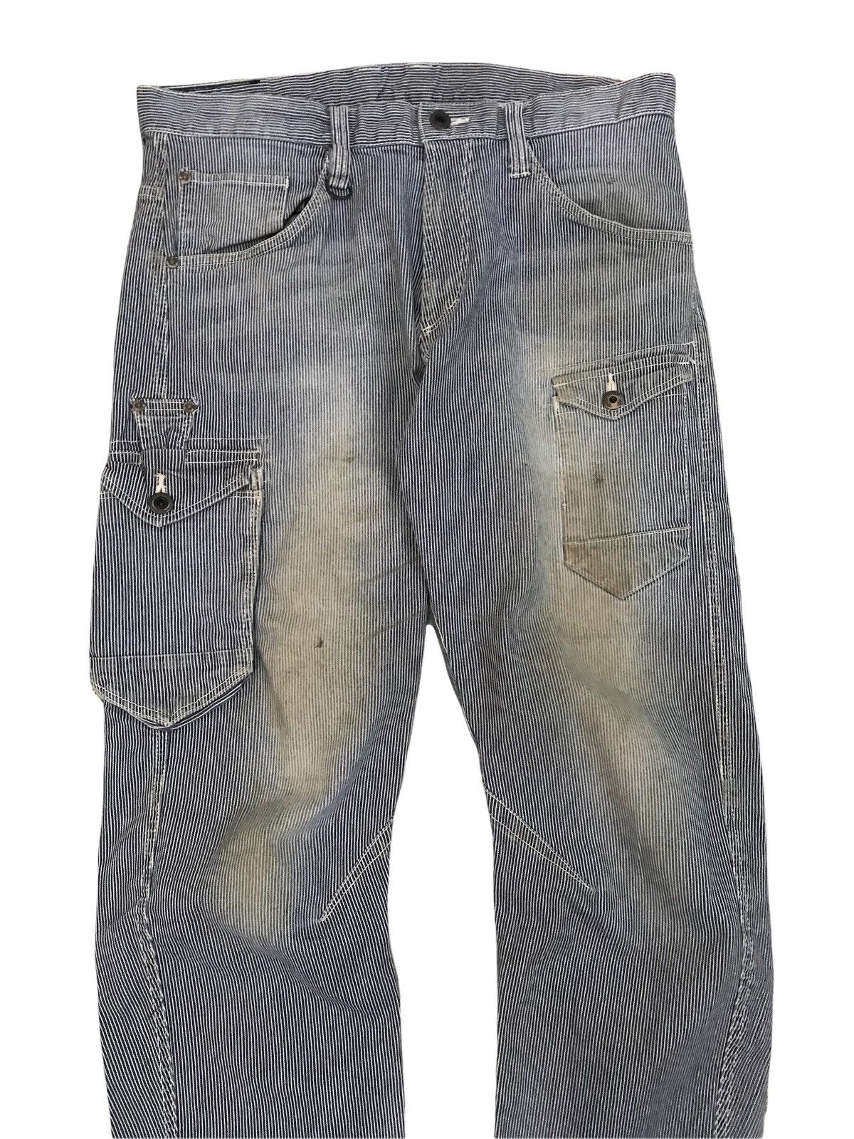 Vintage Vintage Hikory cargo worker pant- Slimfit Size US 32 / EU 48 - 2 Thumbnail