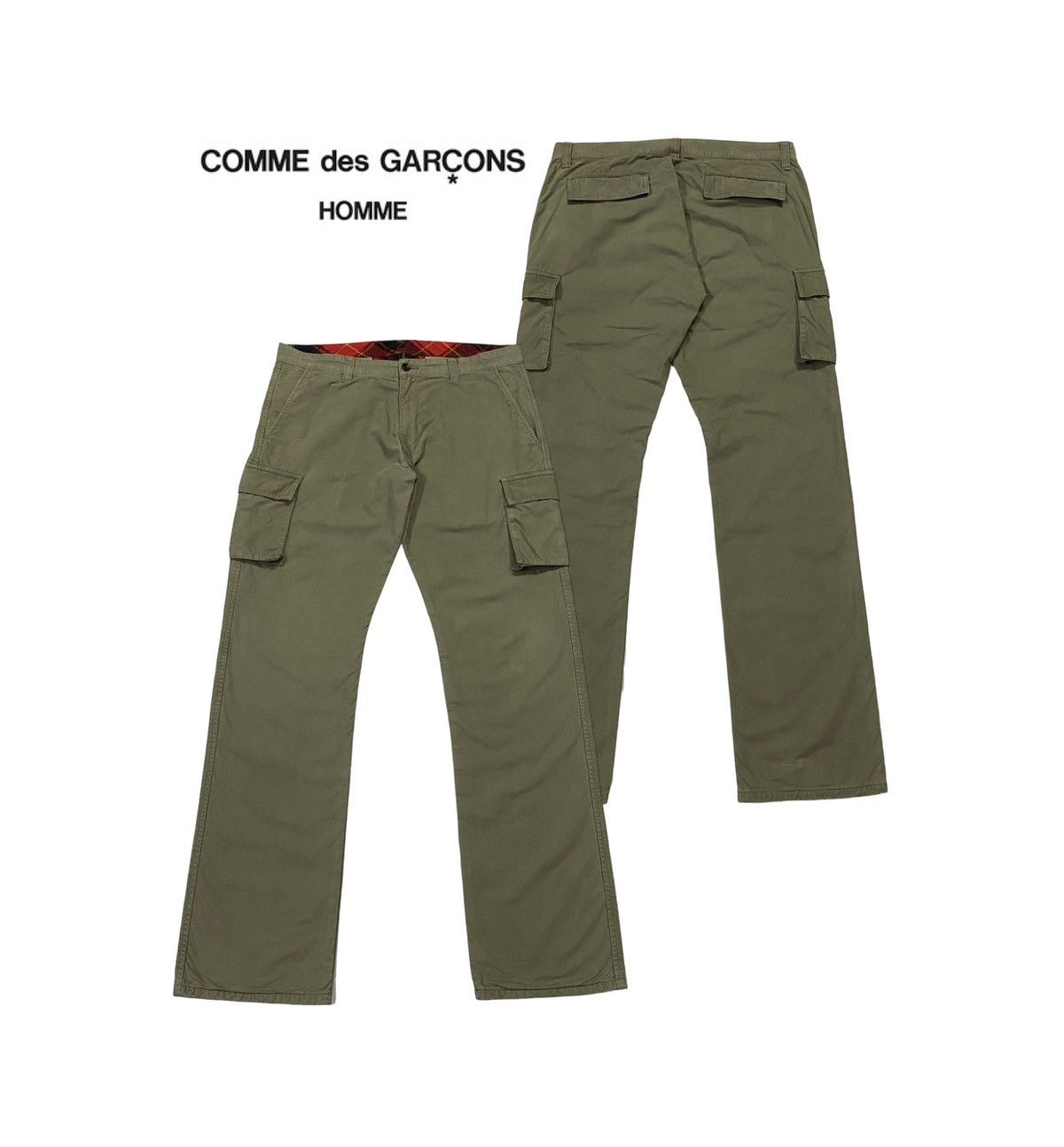Comme Des Garcons Homme Cargo Pants | Grailed