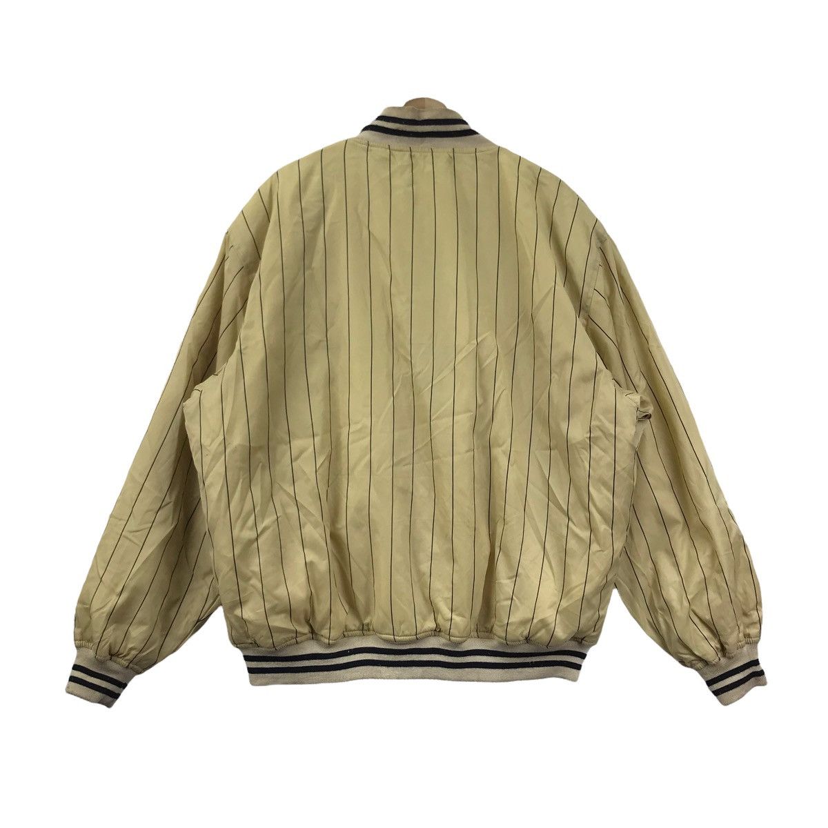 Vintage MALT'S Baseball Stripes Reversible Bomber Jacket Size US XXL / EU 58 / 5 - 4 Thumbnail