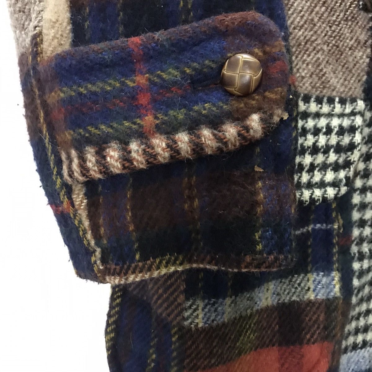 Japanese Brand Japanese brand Wool duffle patchwork style Jacket Size US L / EU 52-54 / 3 - 4 Thumbnail