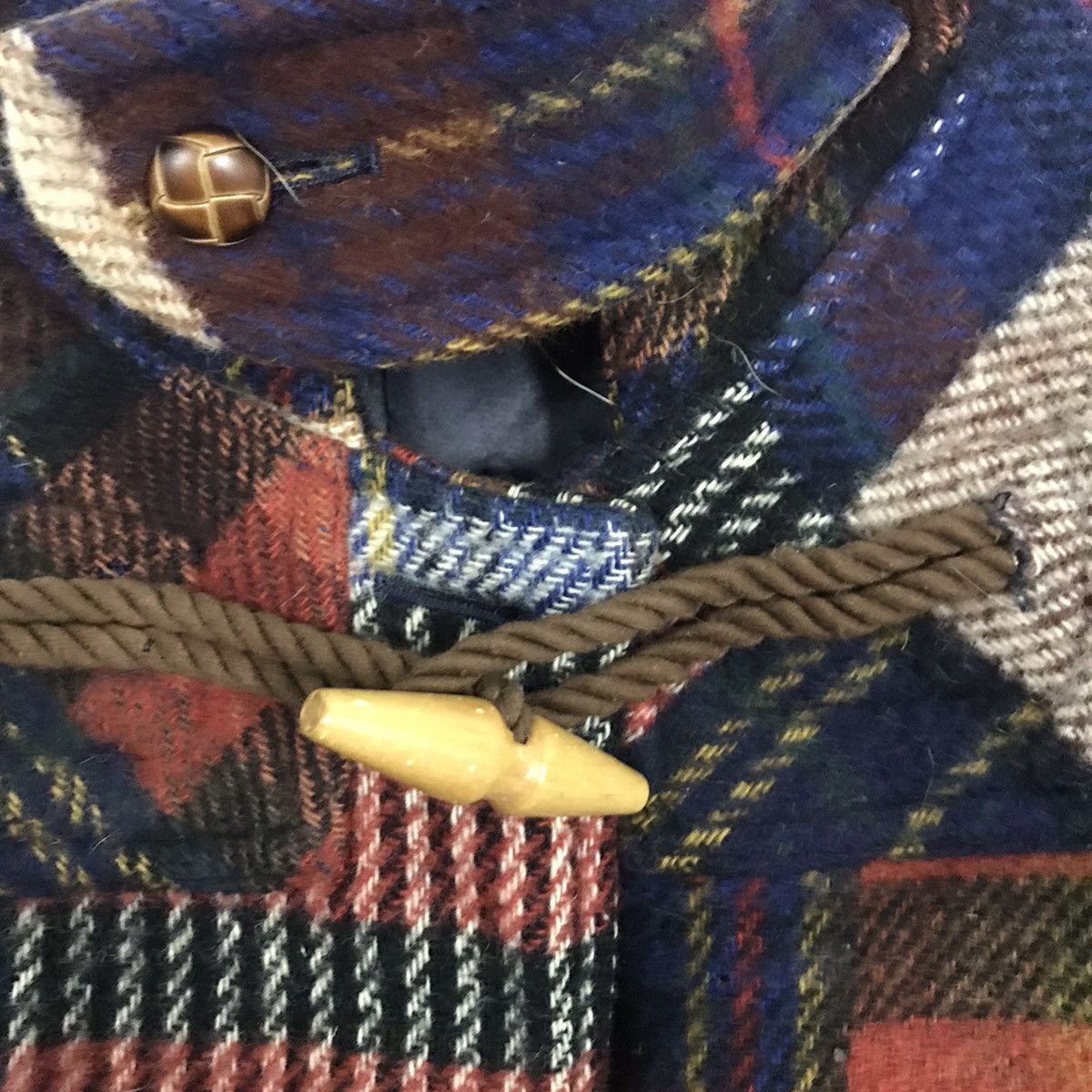 Japanese Brand Japanese brand Wool duffle patchwork style Jacket Size US L / EU 52-54 / 3 - 3 Thumbnail
