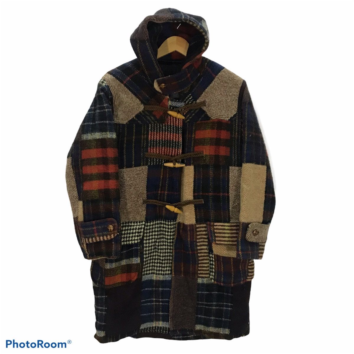 Japanese Brand Japanese brand Wool duffle patchwork style Jacket Size US L / EU 52-54 / 3 - 1 Thumbnail
