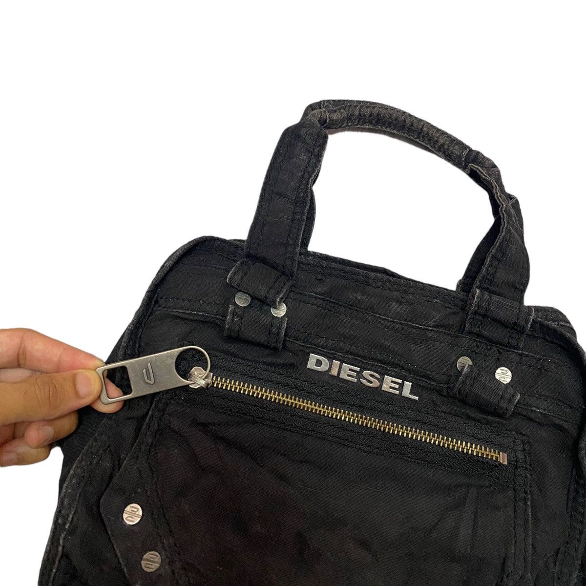 Diesel RARE‼️DIESEL AW08 BLACK MINI HANDBAG Size ONE SIZE - 10 Thumbnail