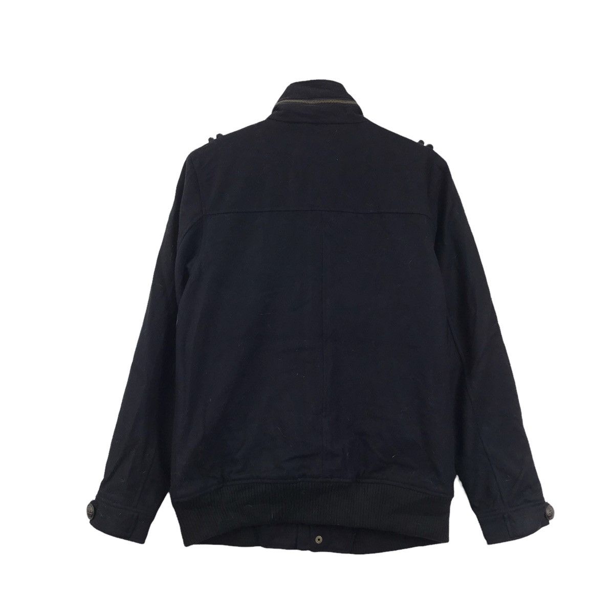 Karl Kani Vintage KARL KANI Hip Hop Swag Wool Black Jacket Size US M / EU 48-50 / 2 - 10 Thumbnail