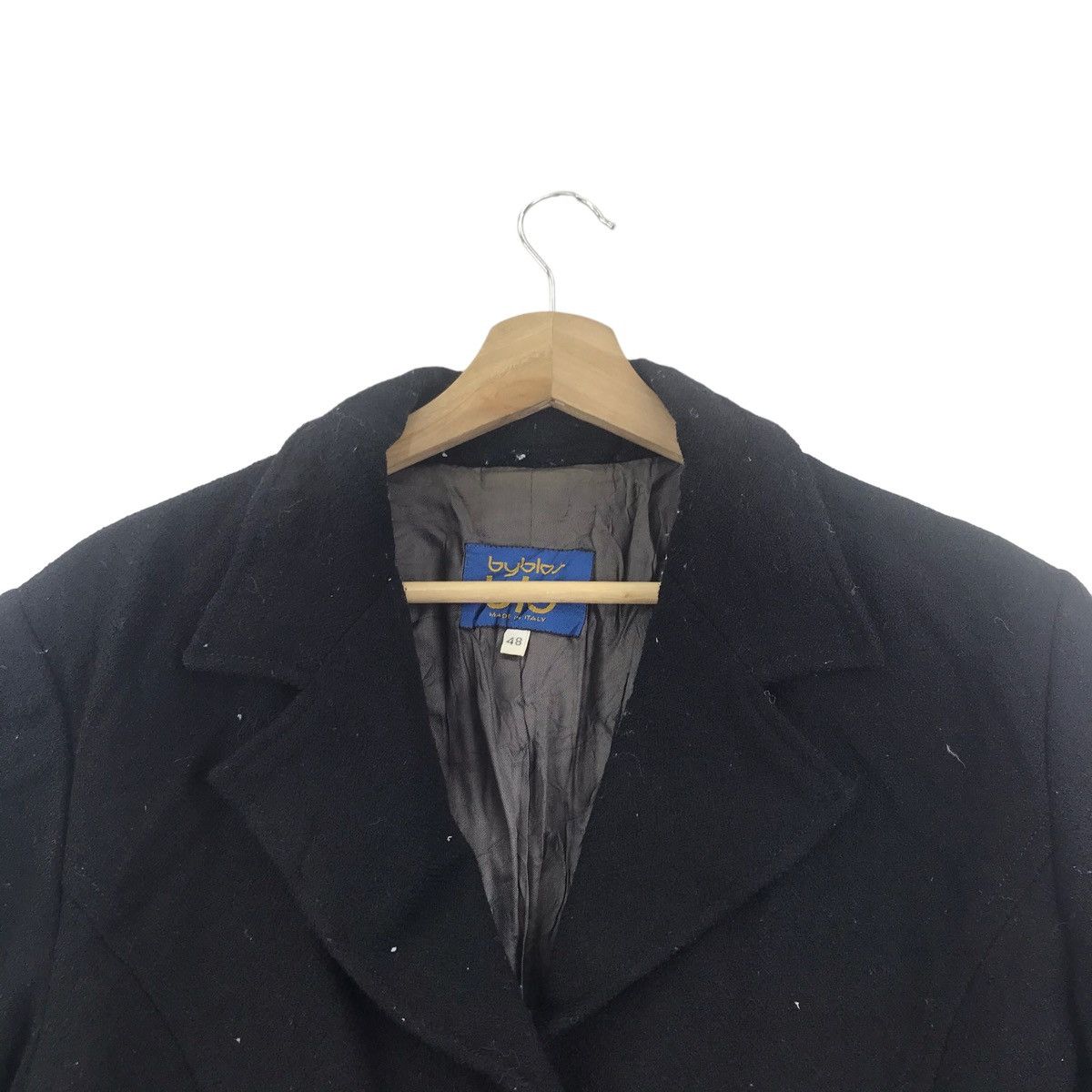 Byblos Vintage BYBLOS Italy Long Plain Blazer Coat Jacket Size US S / EU 44-46 / 1 - 2 Thumbnail