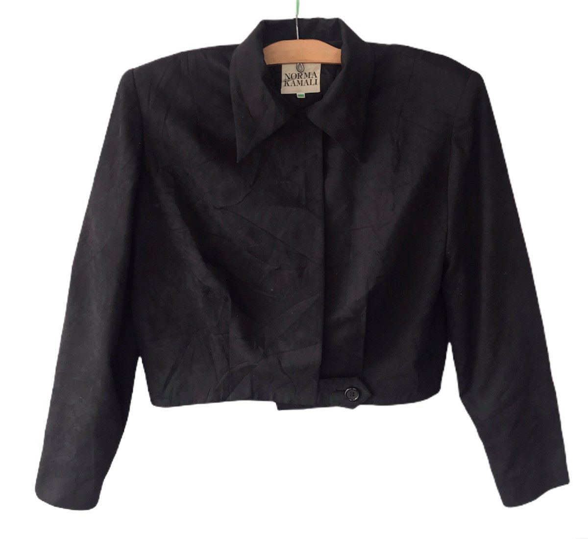 Designer Norma Kamali cropped jacket Size US S / EU 44-46 / 1 - 1 Thumbnail