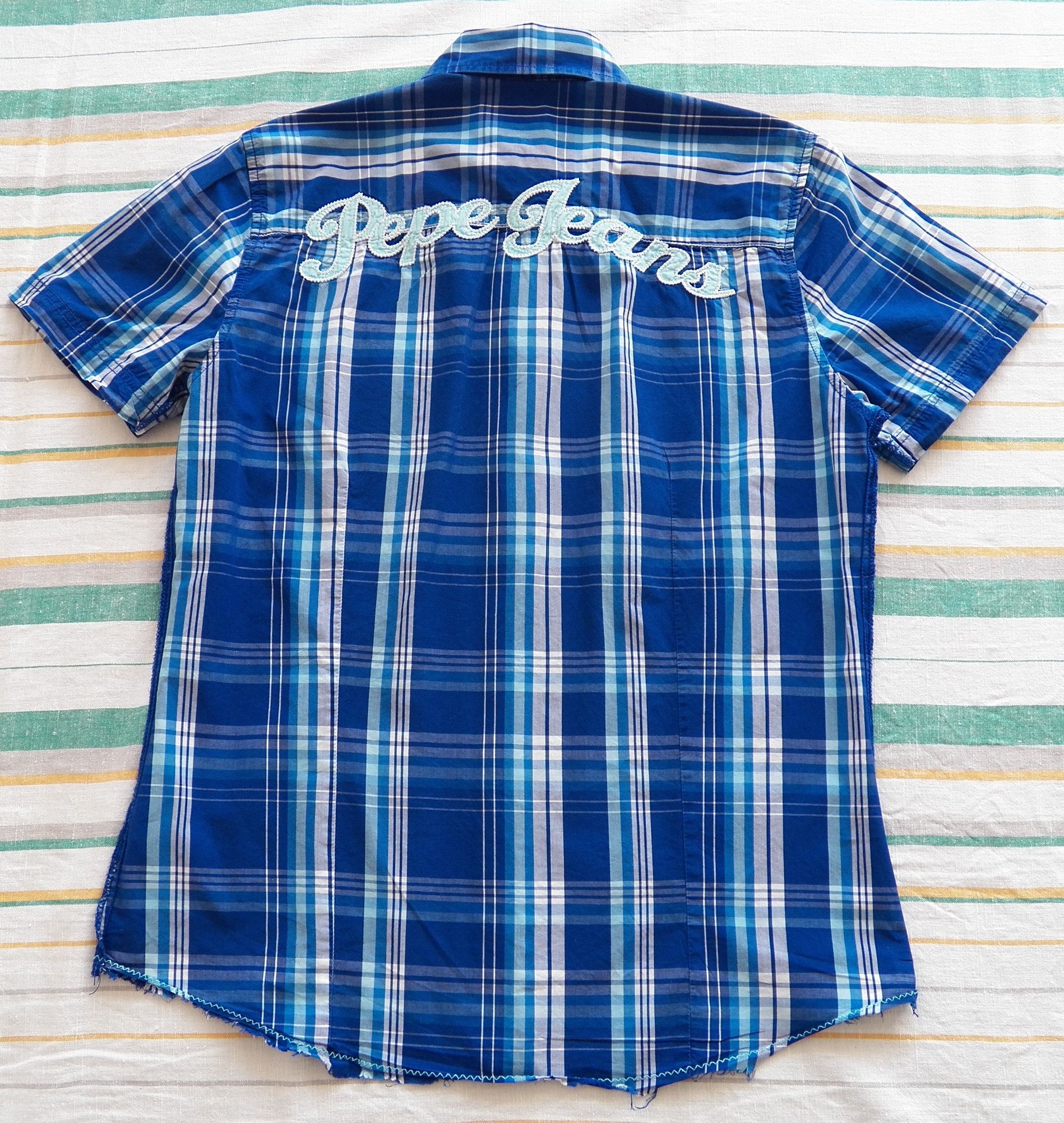 Pepe Jeans Pepe Jeans MENS Size M Slim SHIRT check cotton short sleeve Size US M / EU 48-50 / 2 - 4 Thumbnail