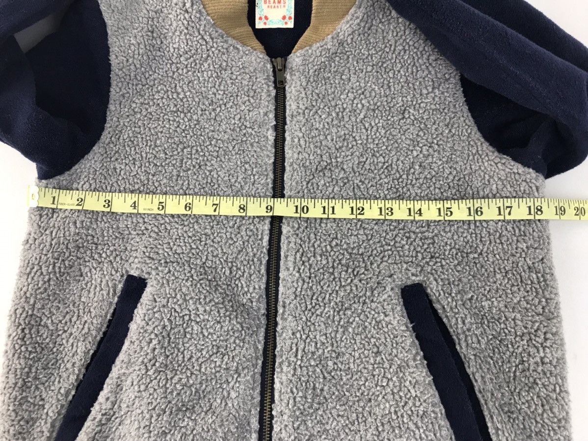 Japanese Brand Varsity jacket Beams Heart Fleece Design Size US S / EU 44-46 / 1 - 10 Thumbnail