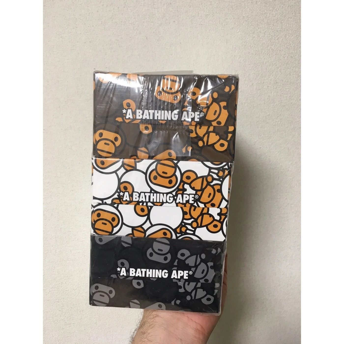 Bape 🔥 OG BAPE Baby Milo Tissue 3 Box Set Pack Sealed Size ONE SIZE - 5 Thumbnail