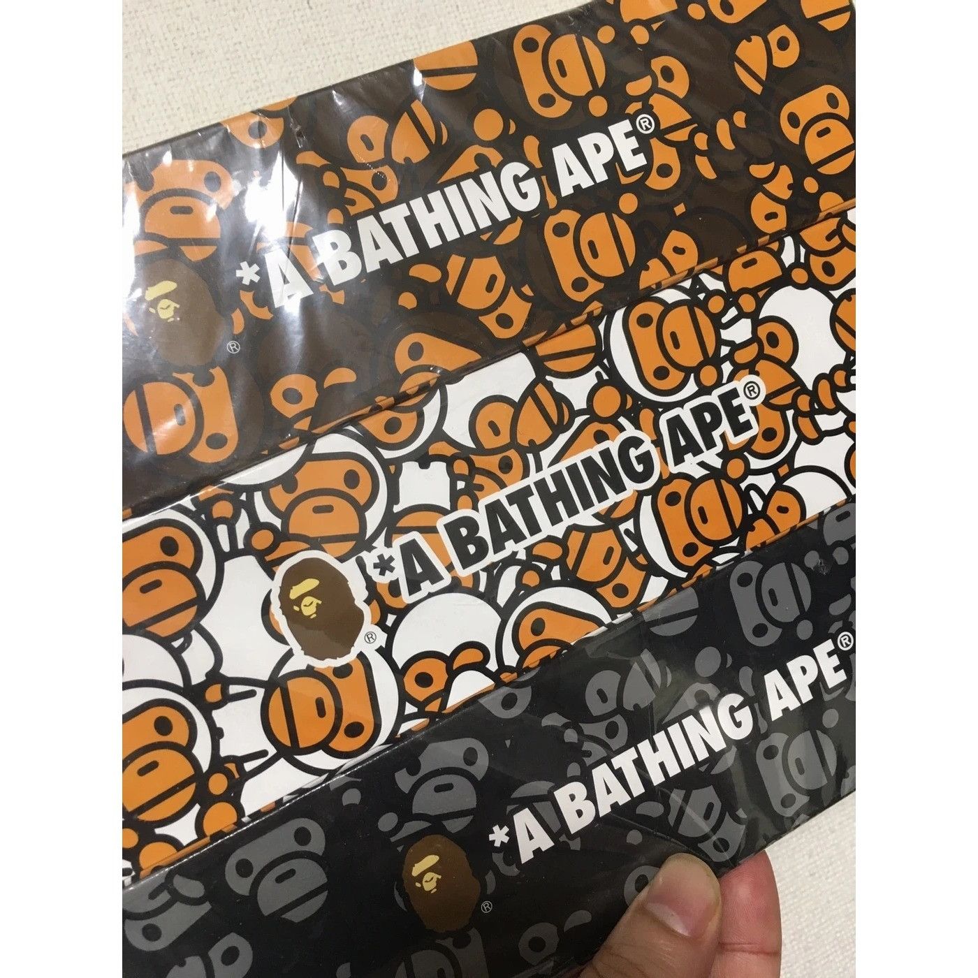 Bape 🔥 OG BAPE Baby Milo Tissue 3 Box Set Pack Sealed Size ONE SIZE - 3 Thumbnail