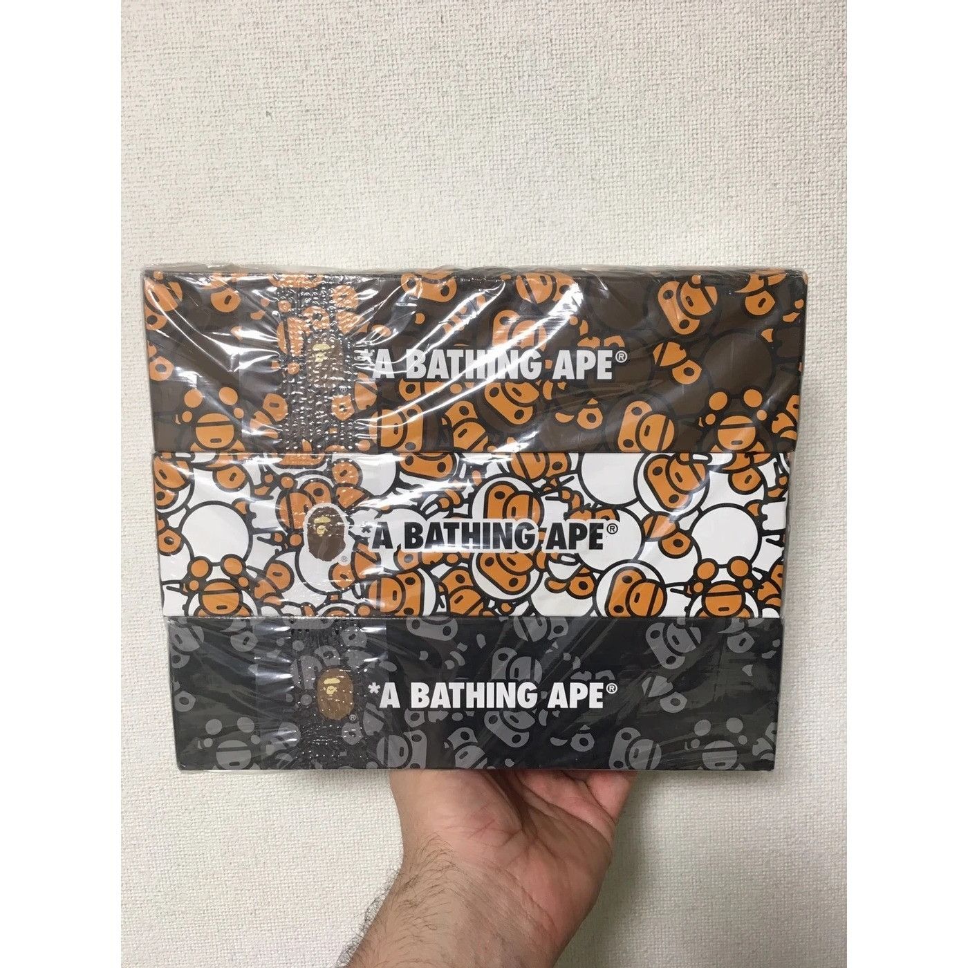 Bape 🔥 OG BAPE Baby Milo Tissue 3 Box Set Pack Sealed Size ONE SIZE - 4 Thumbnail