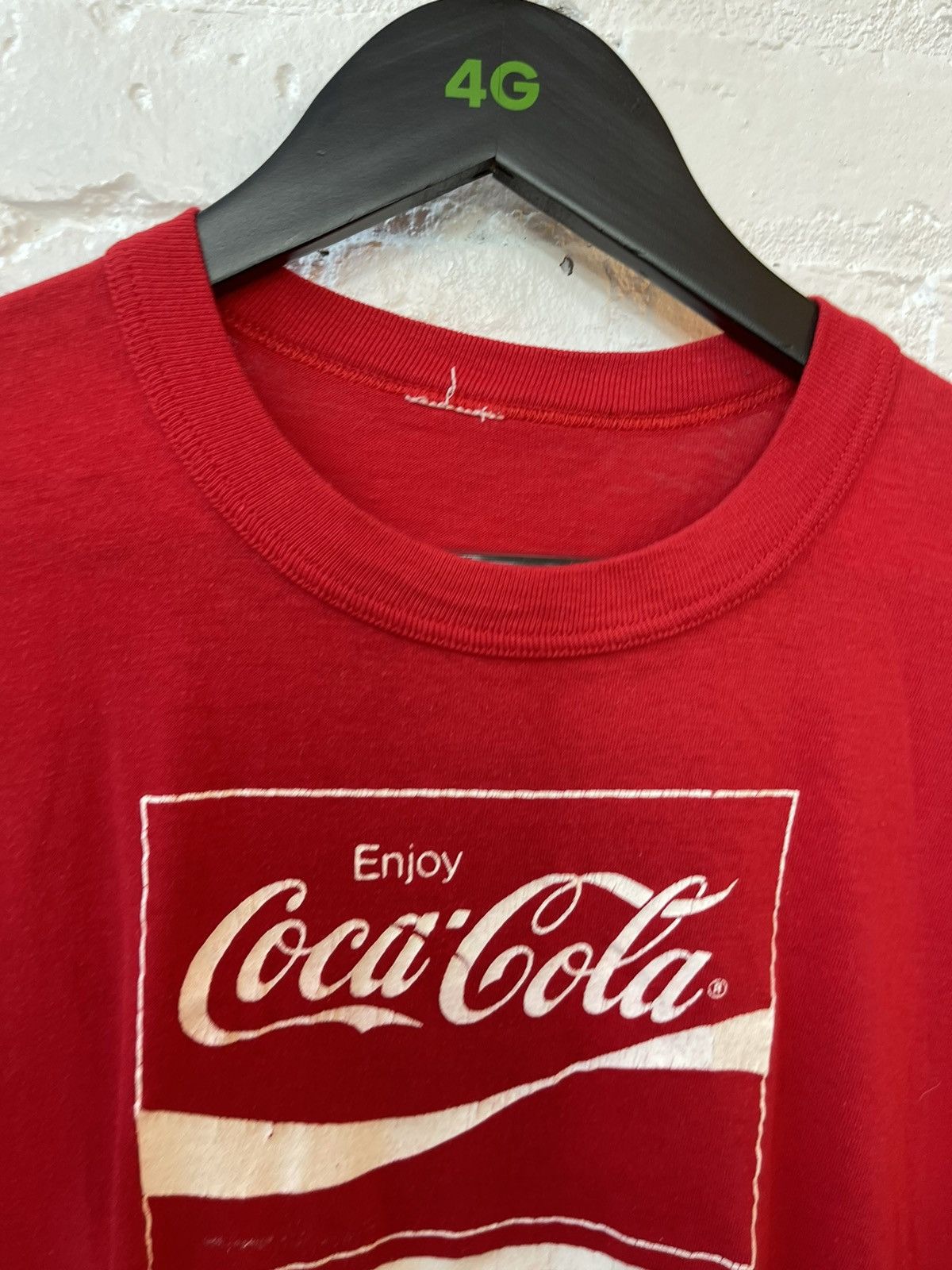 Coca Cola × USA Olympics × Vintage Vintage 1980 ORIGINAL Olympic Coca Cola Shirt COLLECTOR ITEM Size US L / EU 52-54 / 3 - 5 Thumbnail