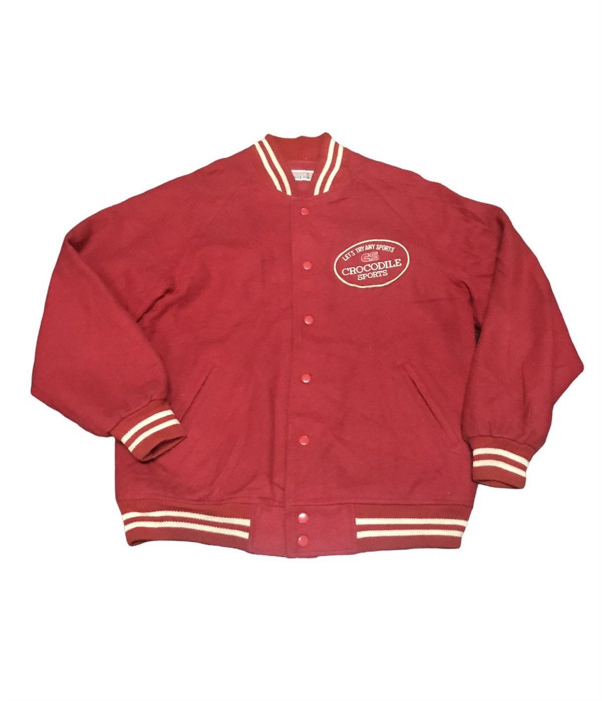 Japanese Brand × Vintage Vintage crocodile sport wool varsity jacket Size US M / EU 48-50 / 2 - 1 Thumbnail