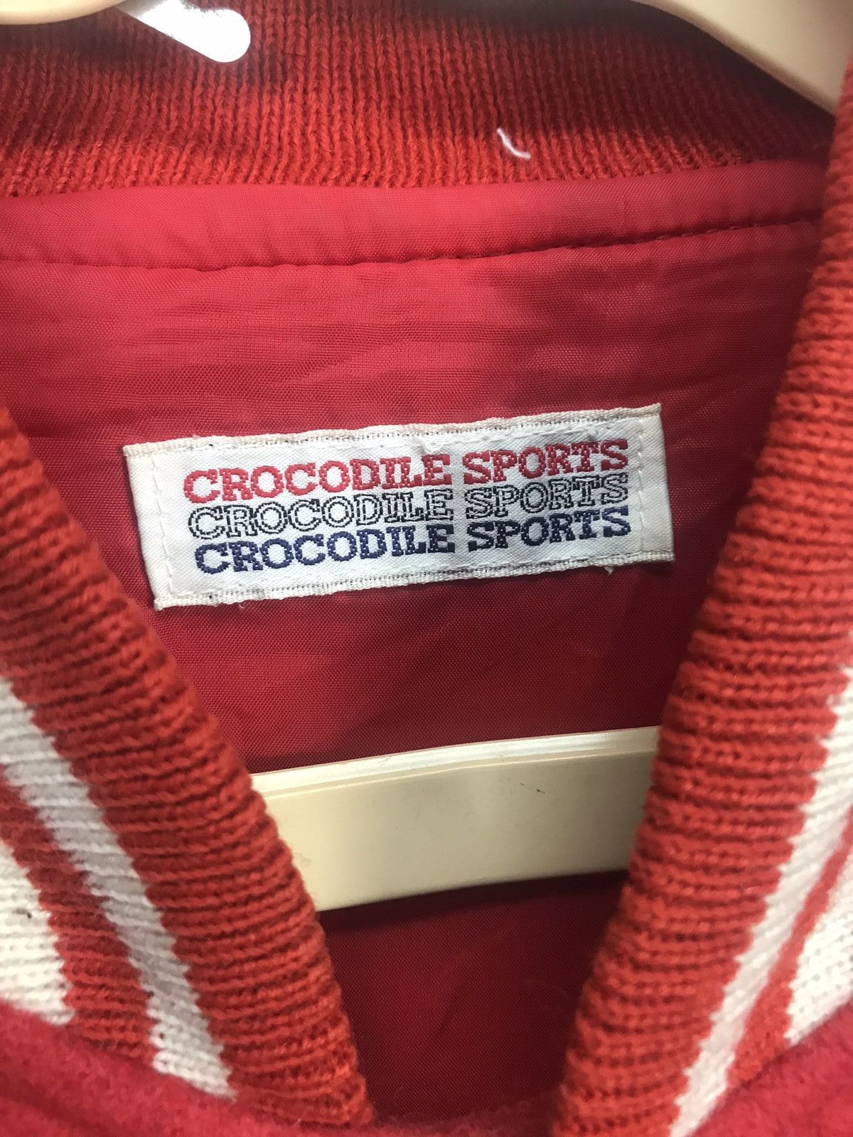 Japanese Brand × Vintage Vintage crocodile sport wool varsity jacket Size US M / EU 48-50 / 2 - 4 Thumbnail