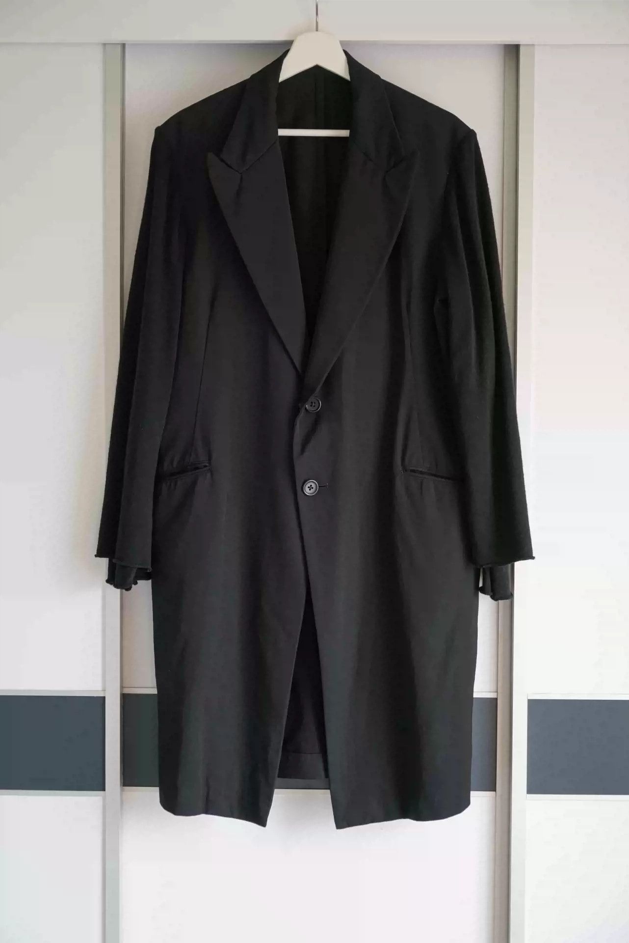 Yohji Yamamoto Yohji Yamamoto 02ss Actress Wool Coat Size US M / EU 48-50 / 2 - 2 Thumbnail
