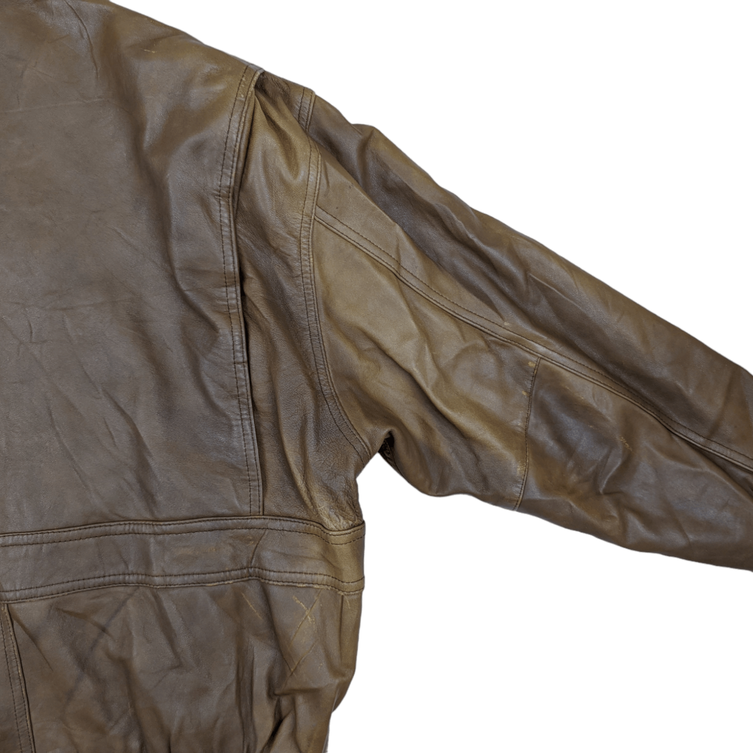Japanese Brand Japan BURNINGS Sheepskins Leather Jacket Size US L / EU 52-54 / 3 - 9 Thumbnail