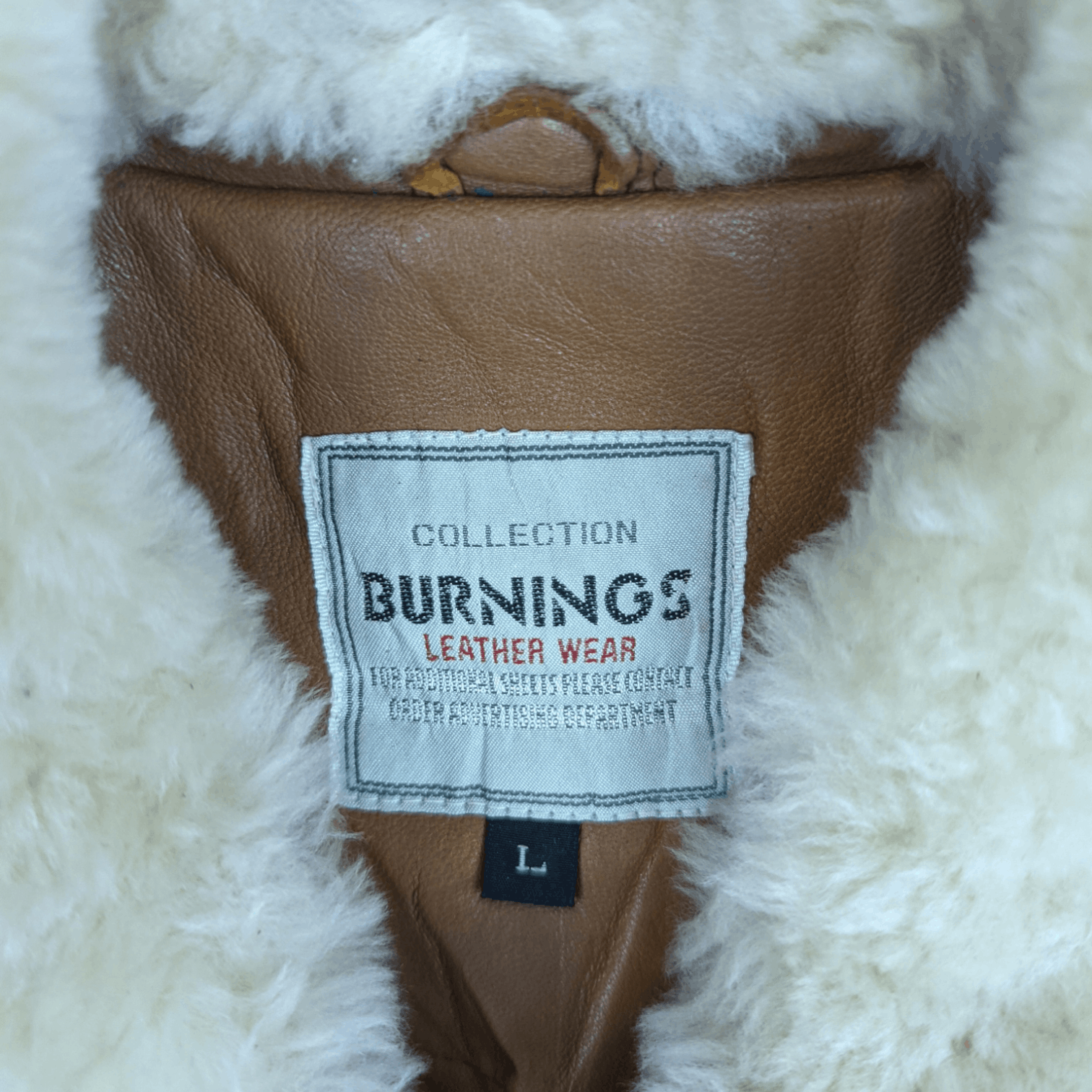 Japanese Brand Japan BURNINGS Sheepskins Leather Jacket Size US L / EU 52-54 / 3 - 13 Thumbnail