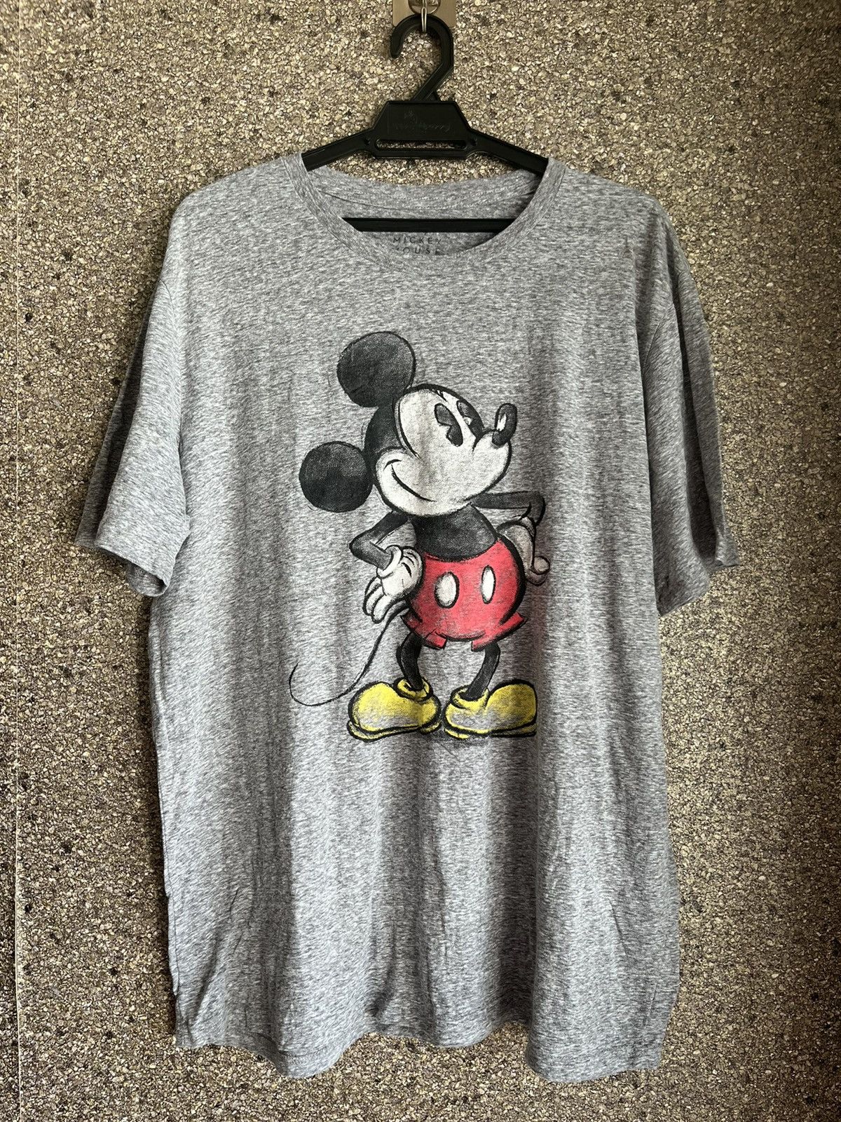 image of Disney x Vintage Mickey Mouse Ft35 in Grey, Men's (Size XL)
