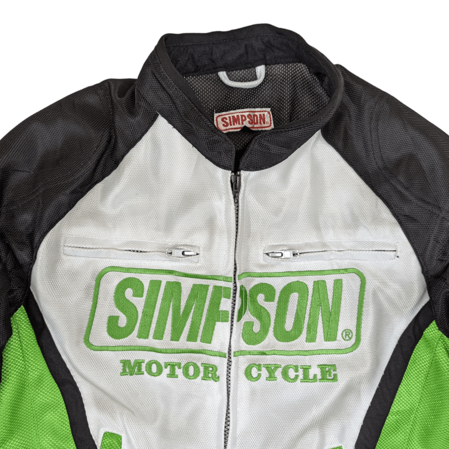 Vintage Vintage 90's SIMPSON Motor Cycle Racing Jacket Size US L / EU 52-54 / 3 - 4 Thumbnail