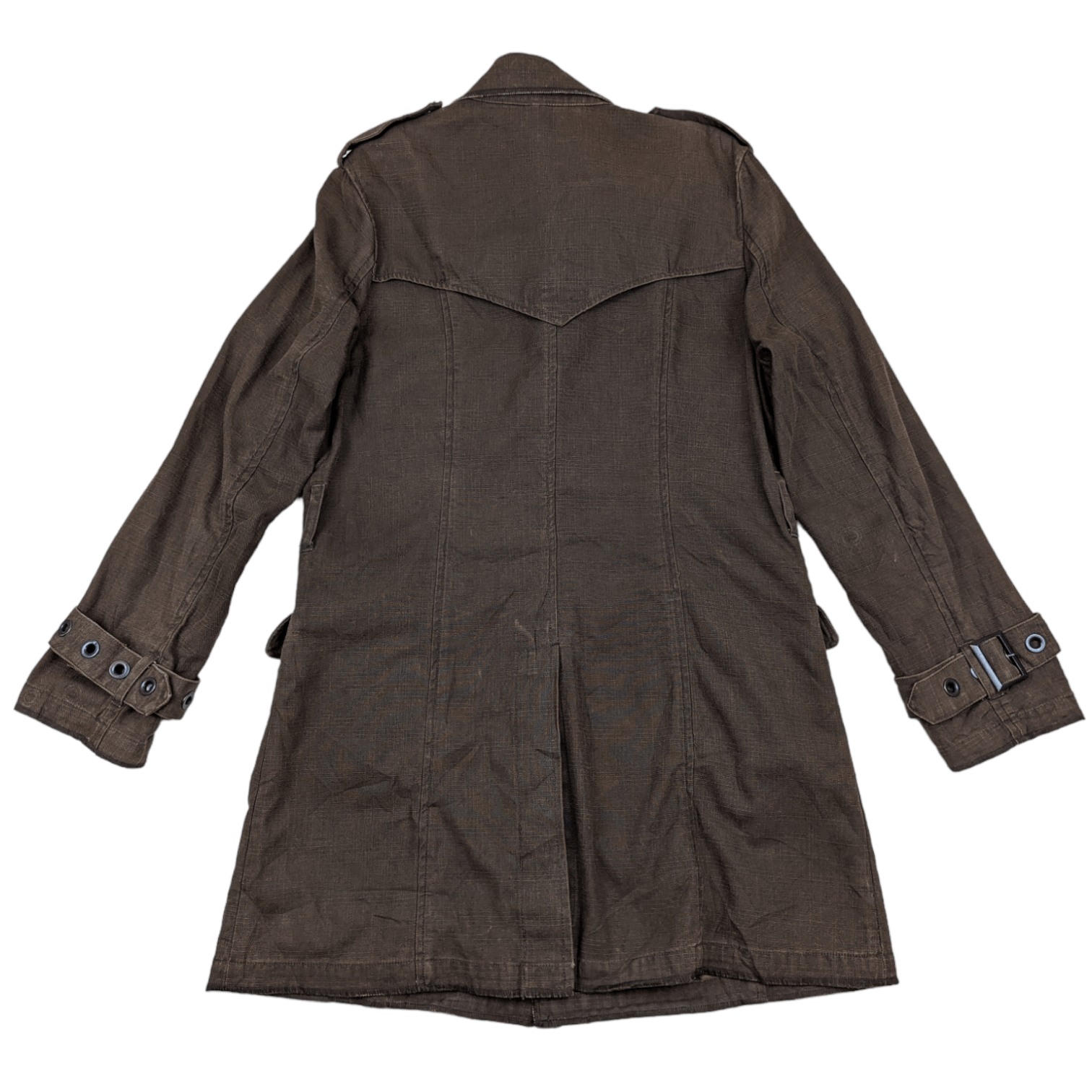 In The Attic Japan IN THE ATTIC Military Style Trench Coat Size US S / EU 44-46 / 1 - 6 Thumbnail