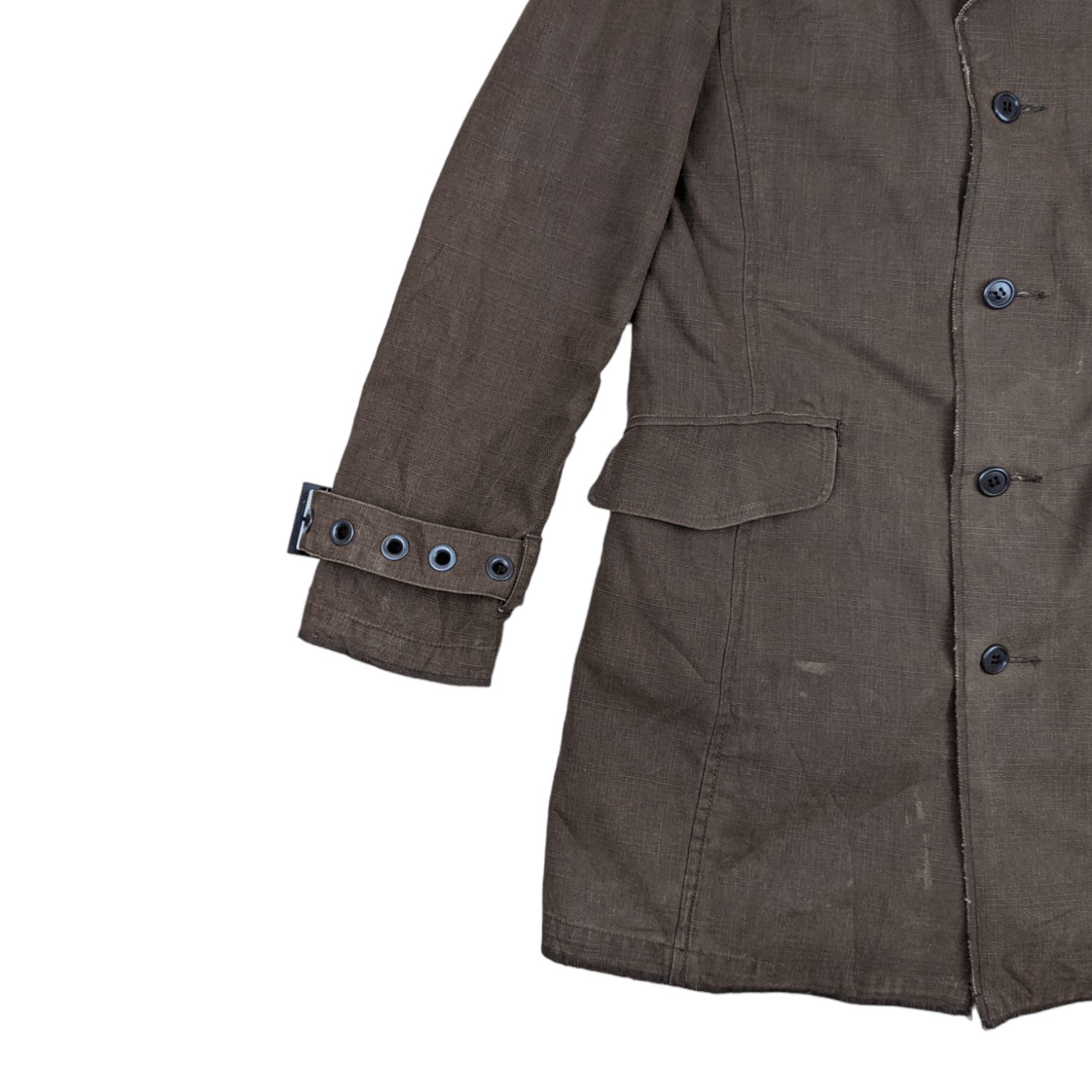 In The Attic Japan IN THE ATTIC Military Style Trench Coat Size US S / EU 44-46 / 1 - 7 Thumbnail