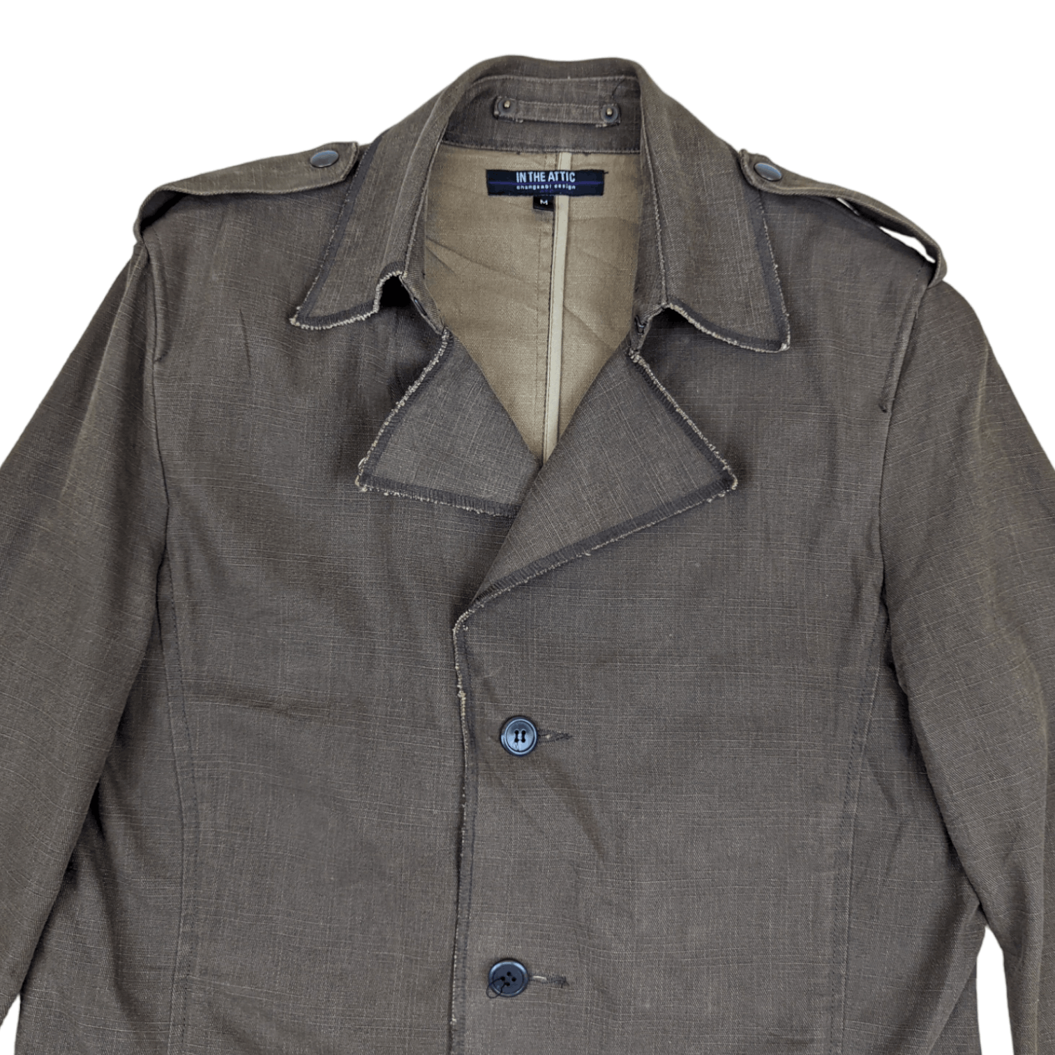 In The Attic Japan IN THE ATTIC Military Style Trench Coat Size US S / EU 44-46 / 1 - 4 Thumbnail