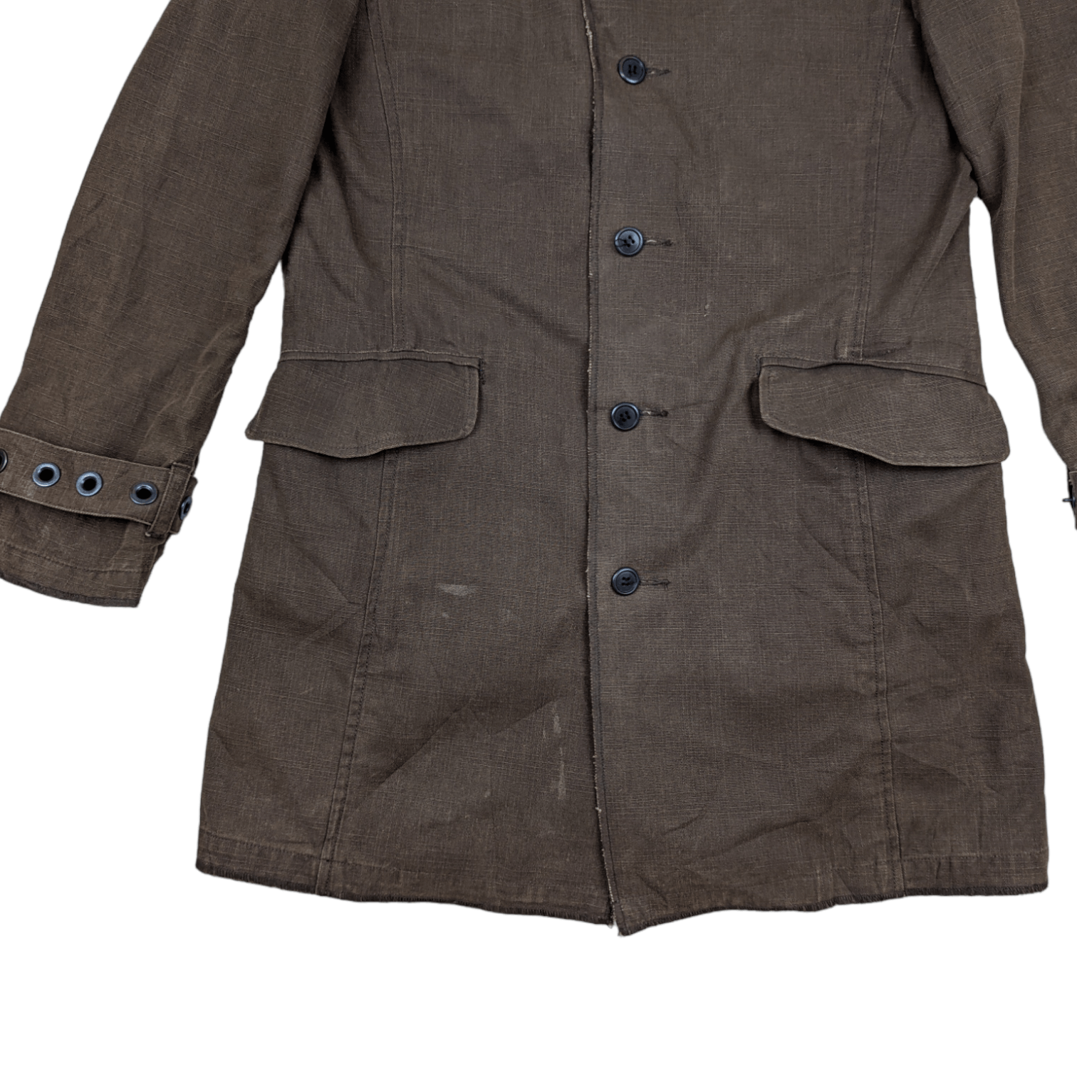 In The Attic Japan IN THE ATTIC Military Style Trench Coat Size US S / EU 44-46 / 1 - 5 Thumbnail